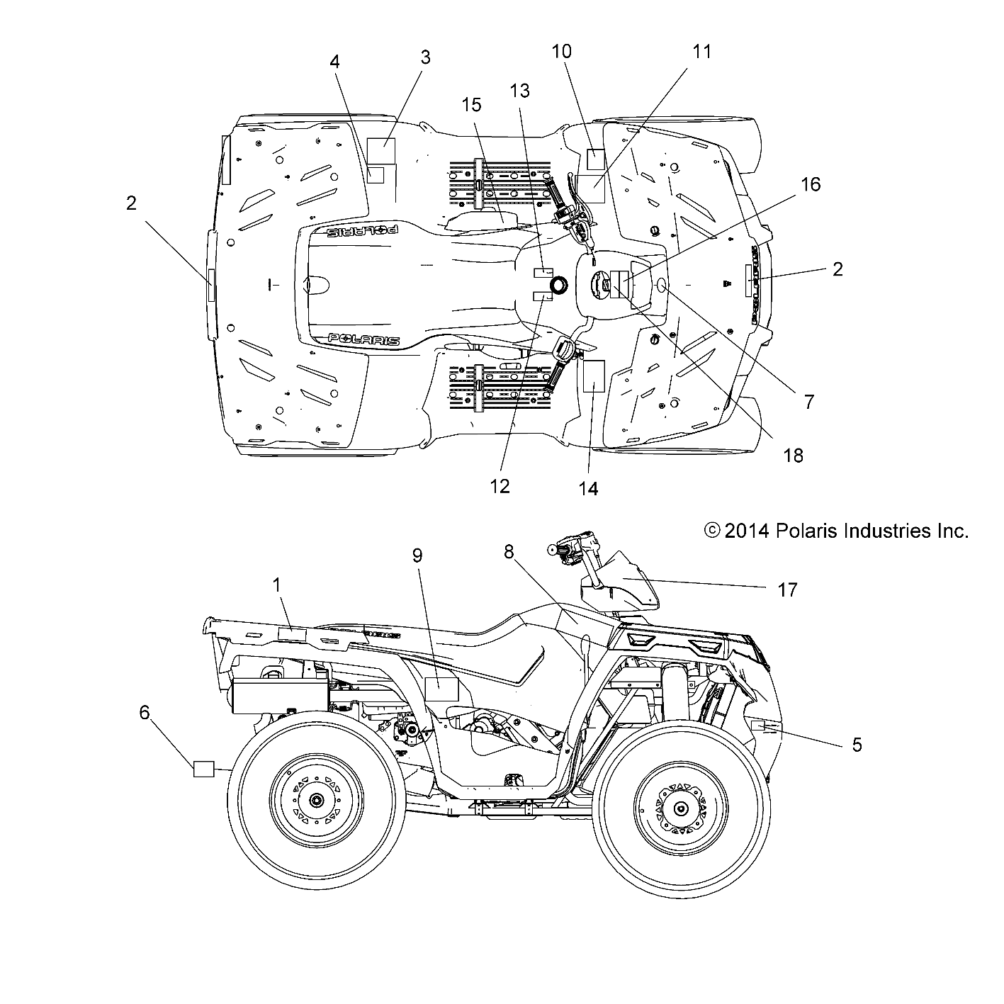 BODY, DECALS - A15SEE57AA/AC/AJ (49ATVDECAL1570EPS)