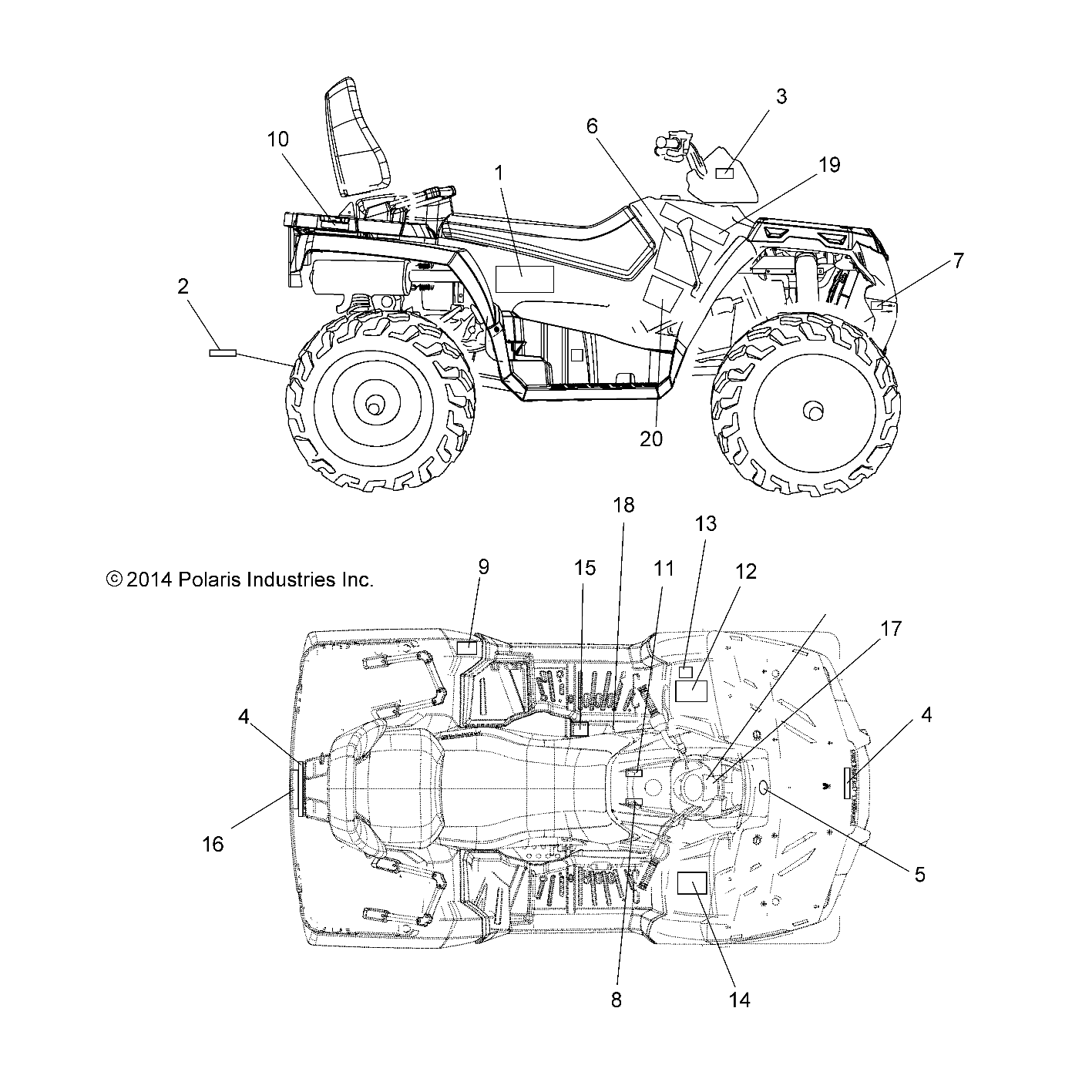 BODY, DECALS - A15SJE57AS/AV (49ATVDECAL1570SPTR)