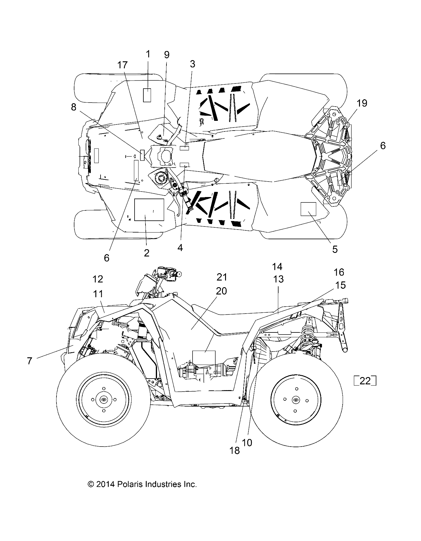 BODY, DECALS - A15SVA85HD (49ATVDECAL15850MD)