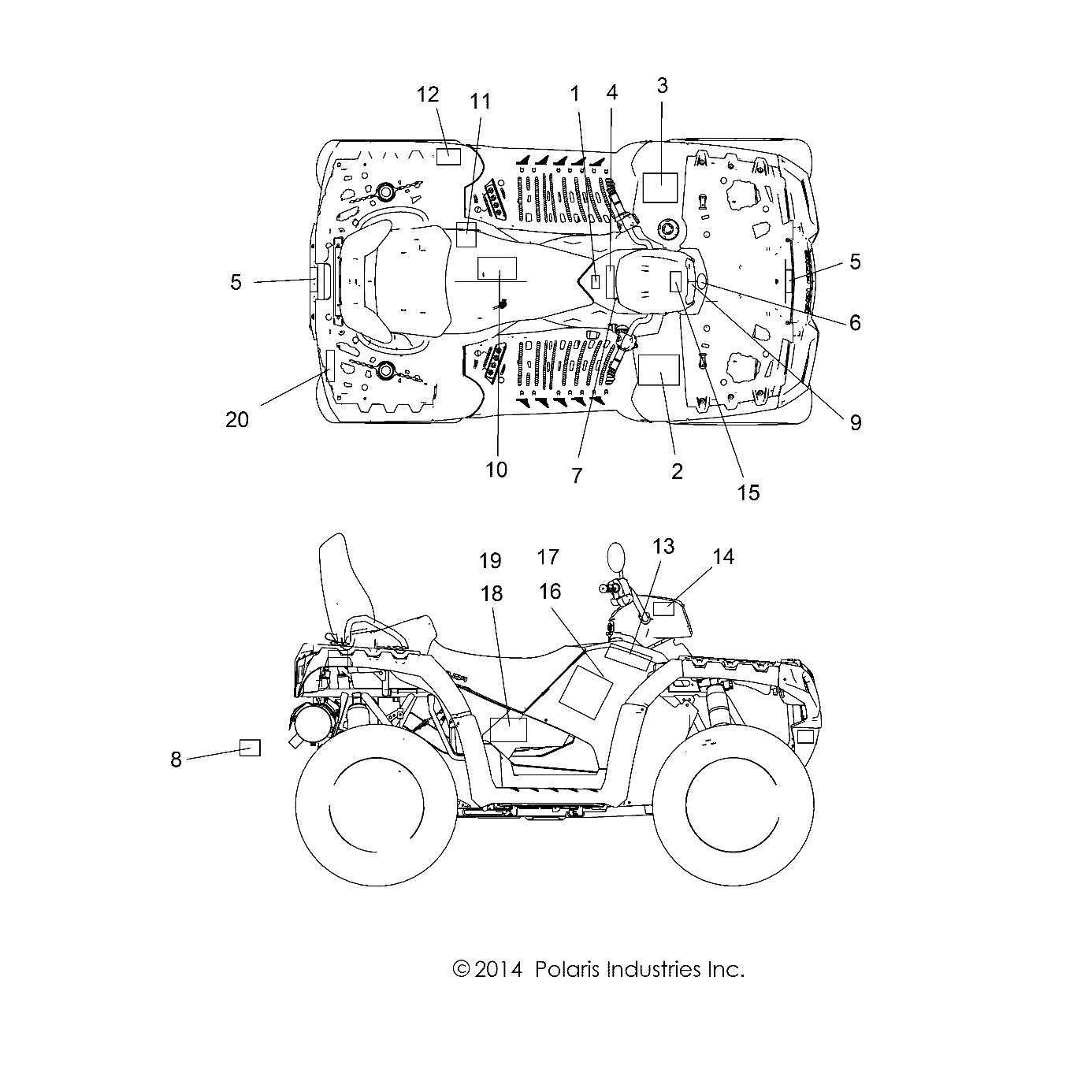 BODY, DECALS - A15SYE85FS (49ATVDECAL1585TREU)