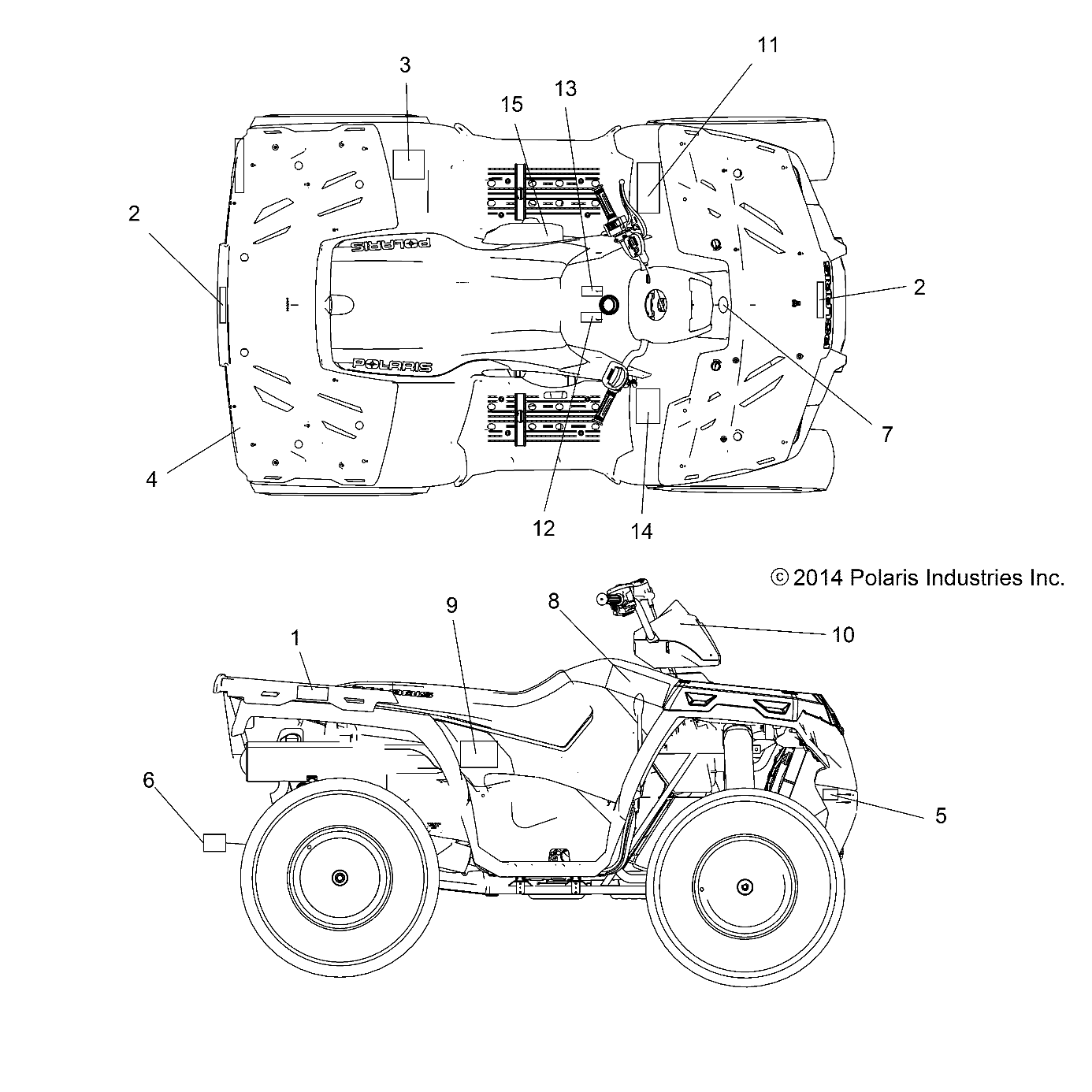 BODY, DECALS - A15SEA32HA (49ATVDECAL15MD570)