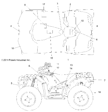 BODY, DECALS - A15SXE85HI (49ATVDECAL15SP850MD)