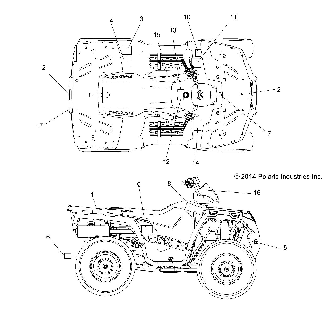 BODY, DECALS - A15SAA32EH (49ATVDECAL15SPETX)