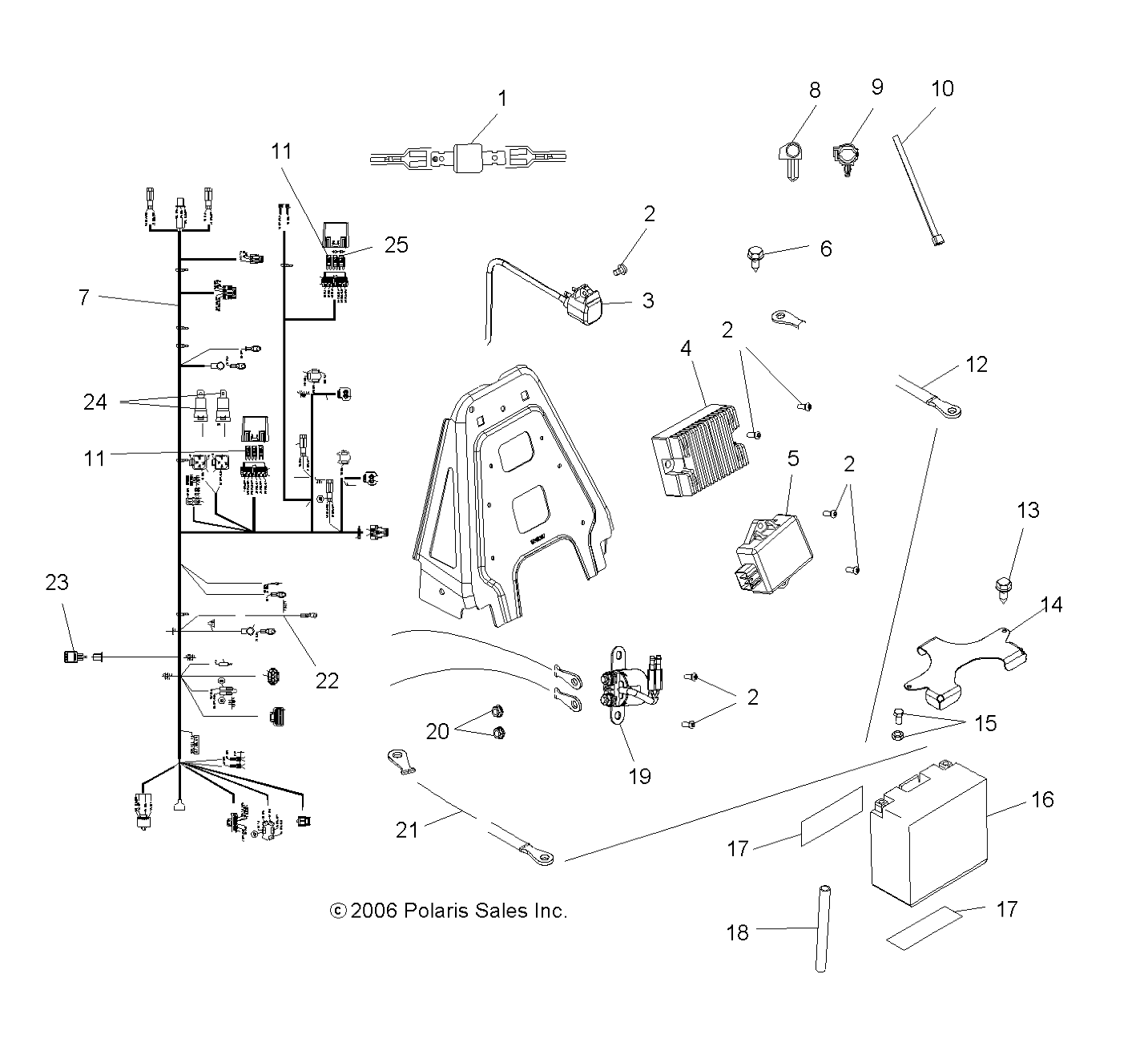 ELECTRICAL - A07LB27FA/LH27FB (49ATVELECT07HAWKI)