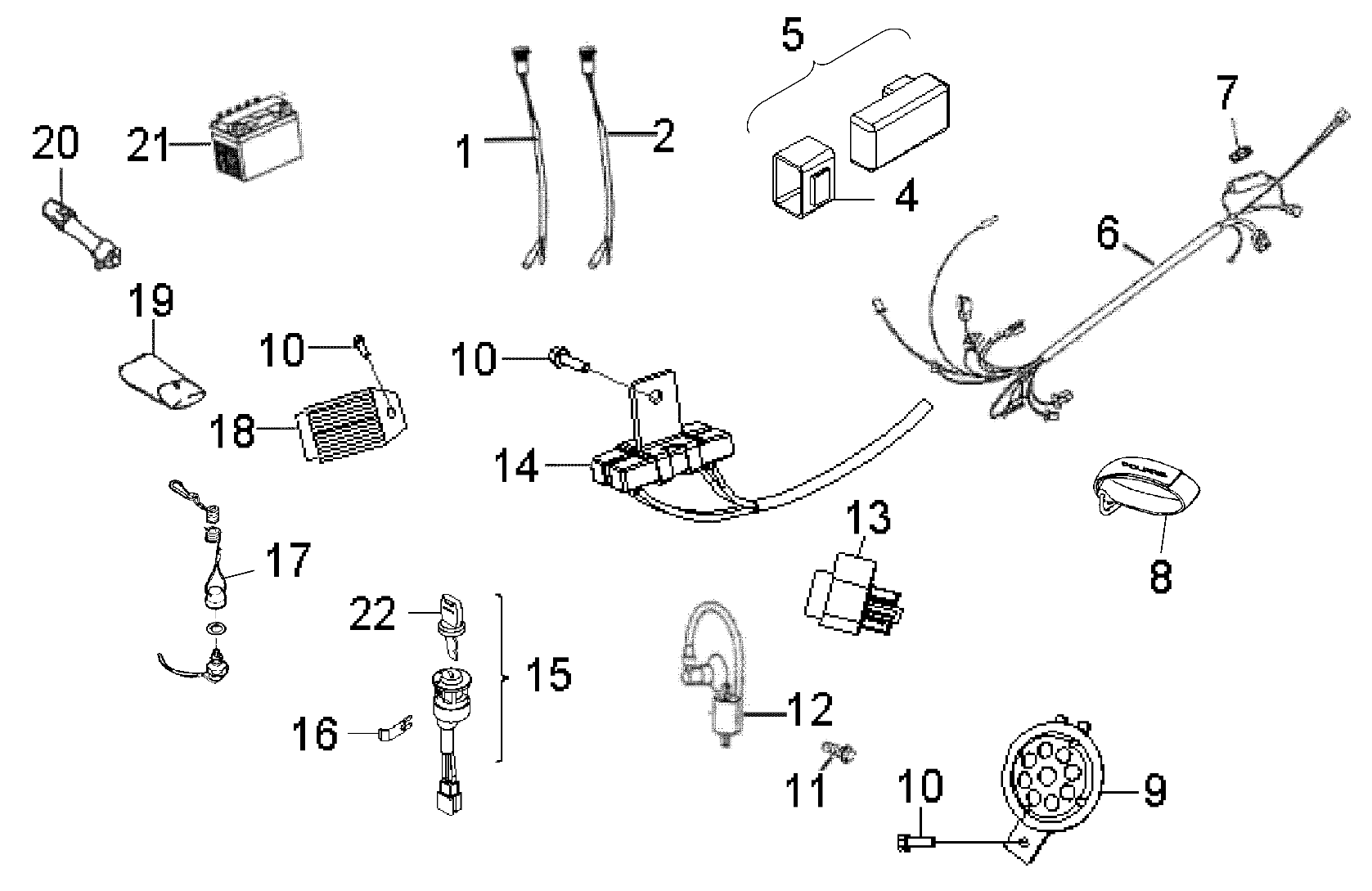 ELECTRICAL PARTS - A08KA09AB/AC/AD (49ATVELECT07OTLW90)