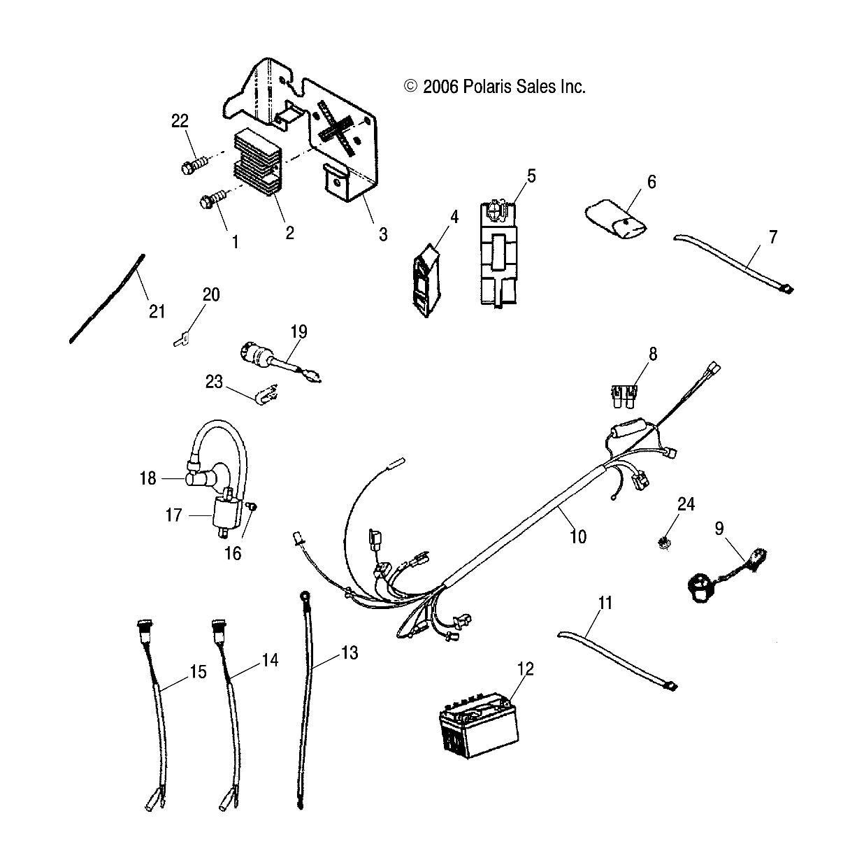 ELECTRICAL PARTS - A07PB20AA/AD (49ATVELECT07PHX)