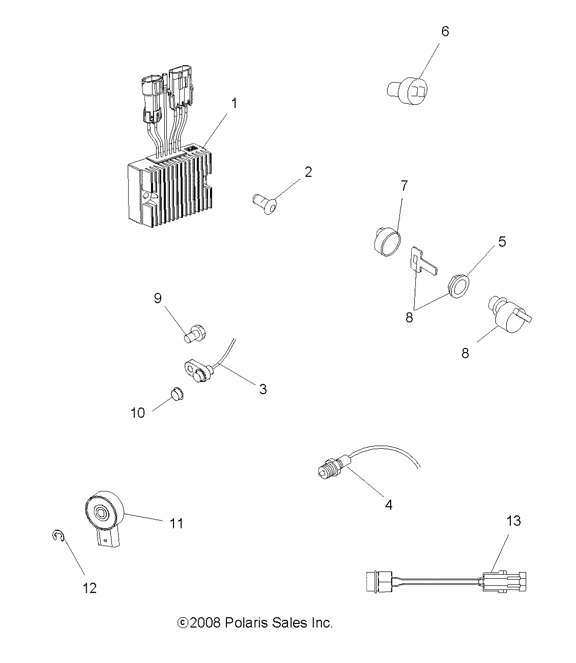 ELECTRICAL, SWITCHES, SENSORS and ECM - A09MH50AS/AX/AZ (49ATVELECT09SP500)