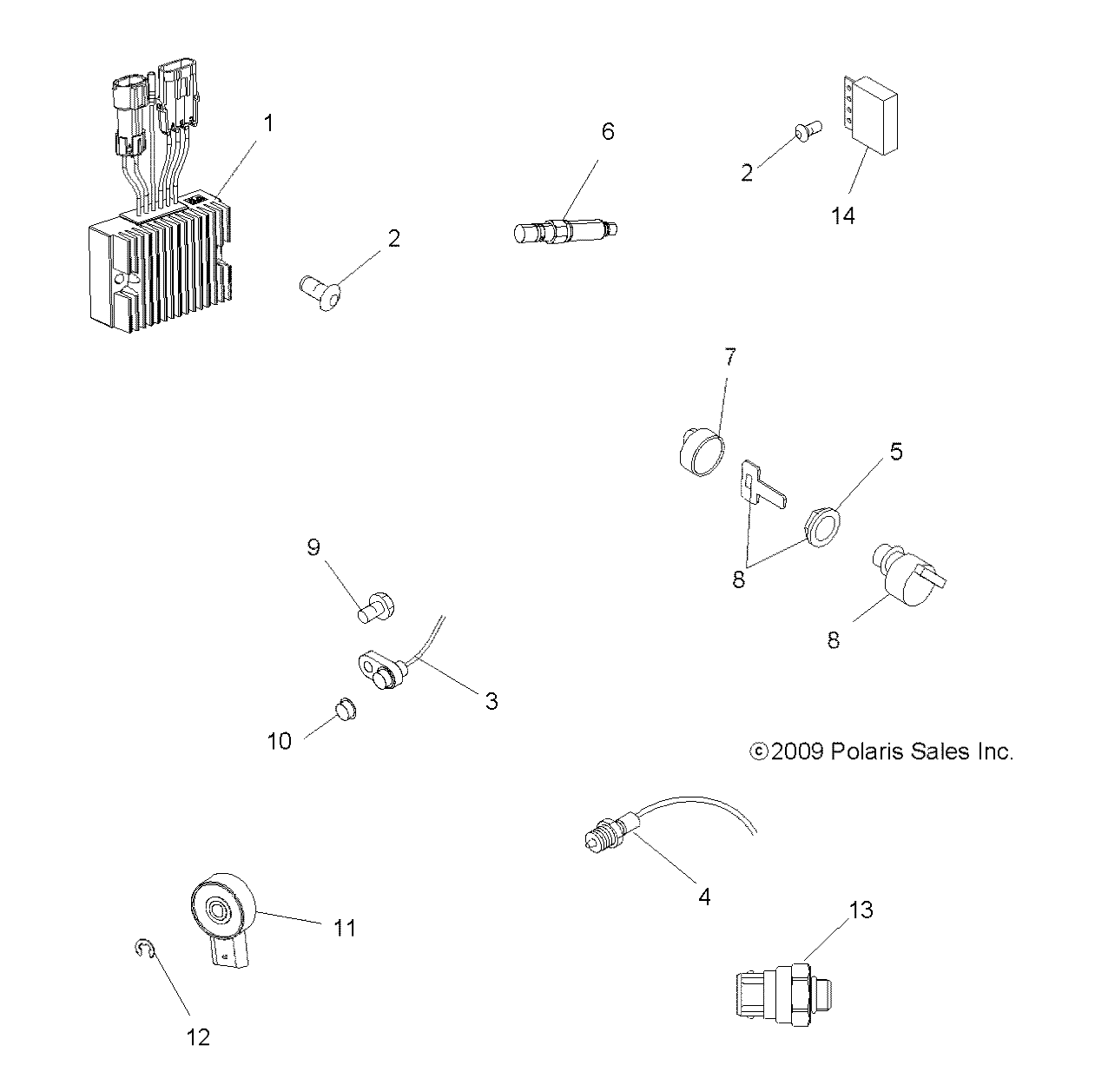 ELECTRICAL, SWITCHES, SENSORS and ECM - A10MH50FX/FF (49ATVELECT10SP500I)