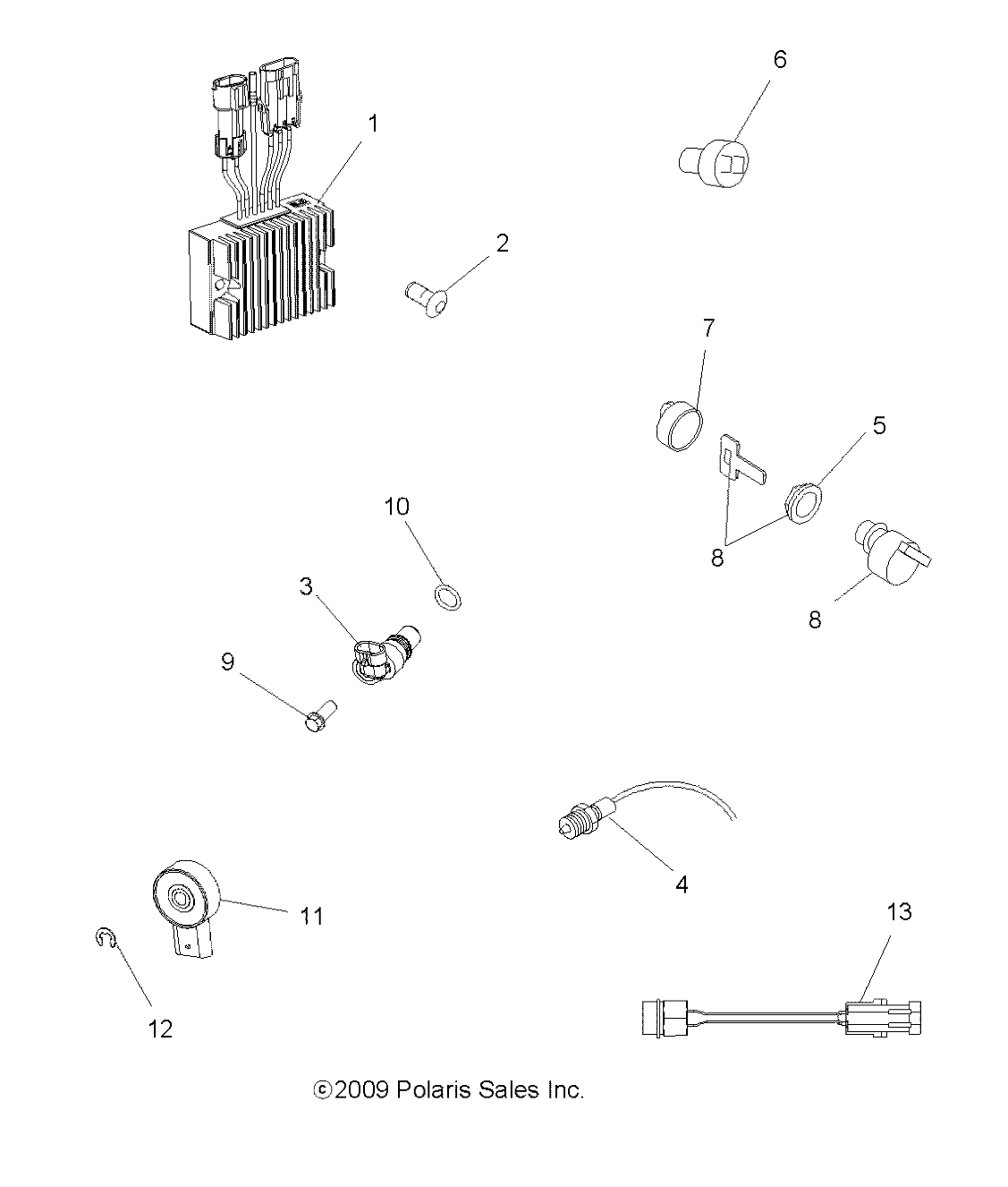 ELECTRICAL, SWITCHES, SENSORS and ECM - A10DH50AX/AZ (49ATVELECT10SP500TRG)