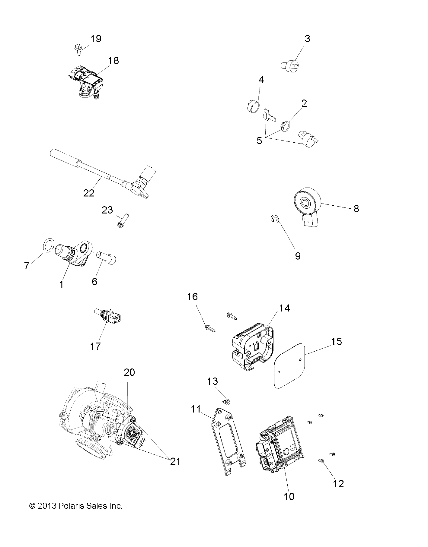 ELECTRICAL, SWITCHES, SENSORS and ECM - A15SEA32AA/AH (49ATVELECT14SP570)