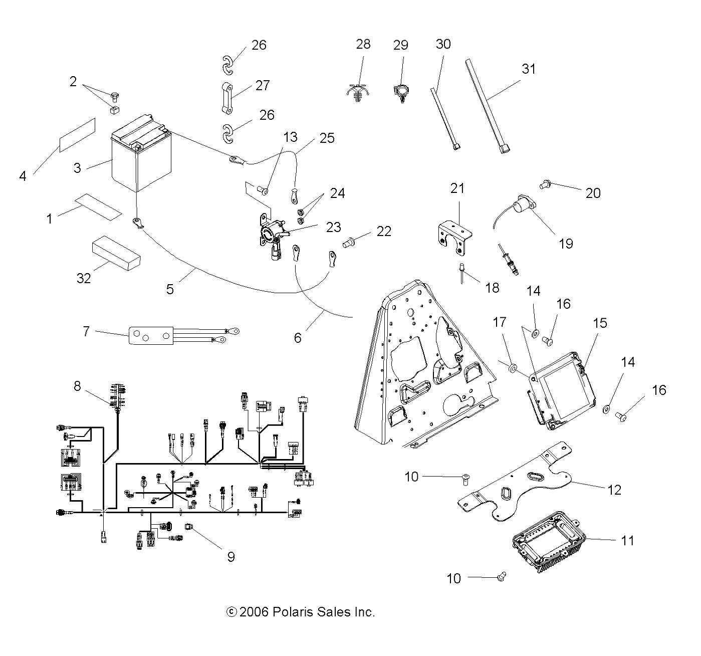 ELECTRICAL - A07MH50AB/AL/AQ/AX/AY/AZ/MN50AF/AN/AT/AY (49ATVELECT500EFI)