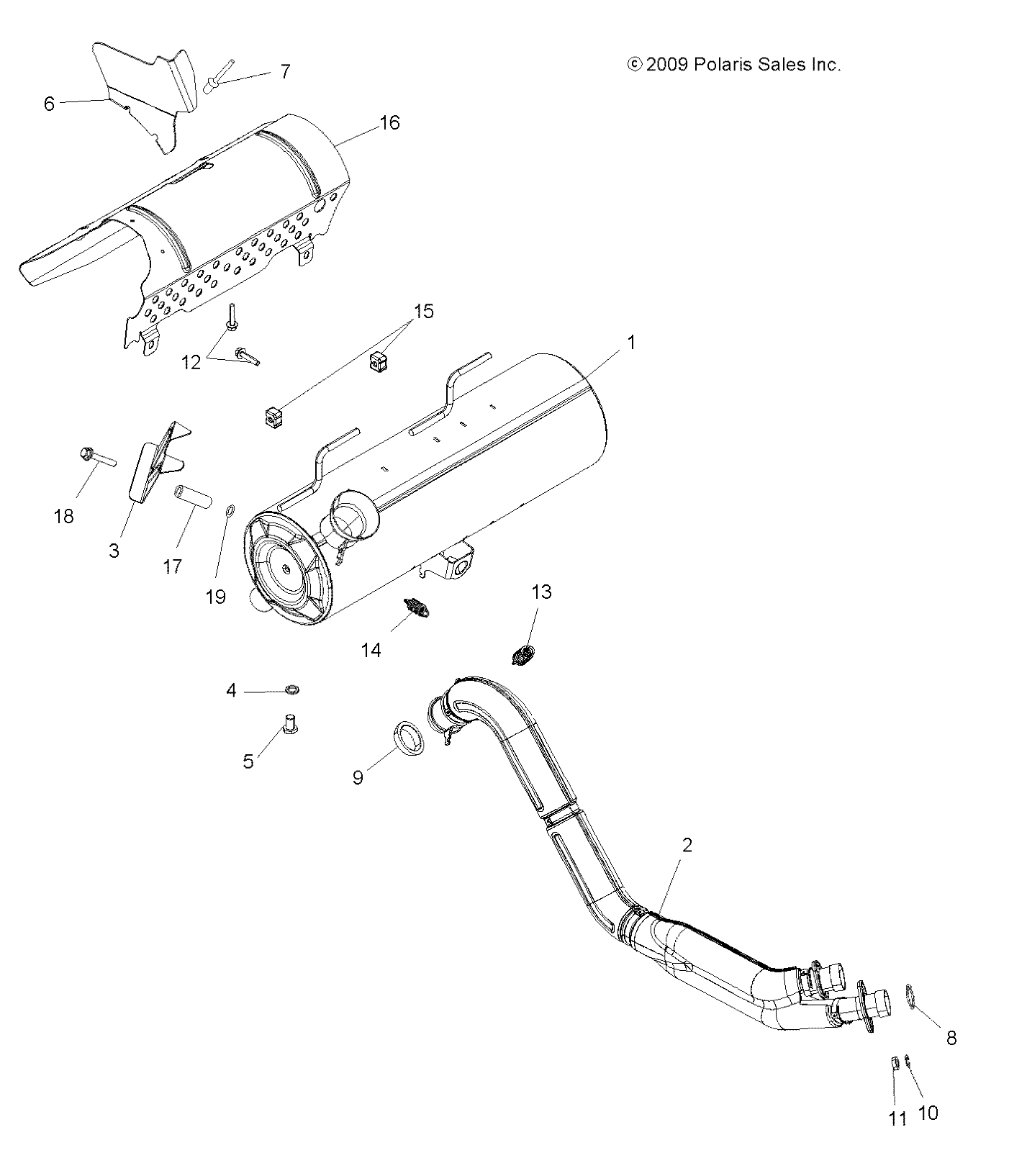 ENGINE, EXHAUST - A10ZN85AL/AQ/AX (49ATVEXHAUST10SPXP850)