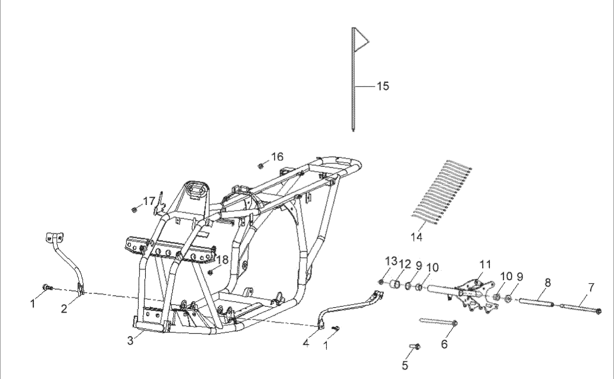 CHASSIS, FRAME - A08KA09AC (49ATVFRAME08OUT90AC)