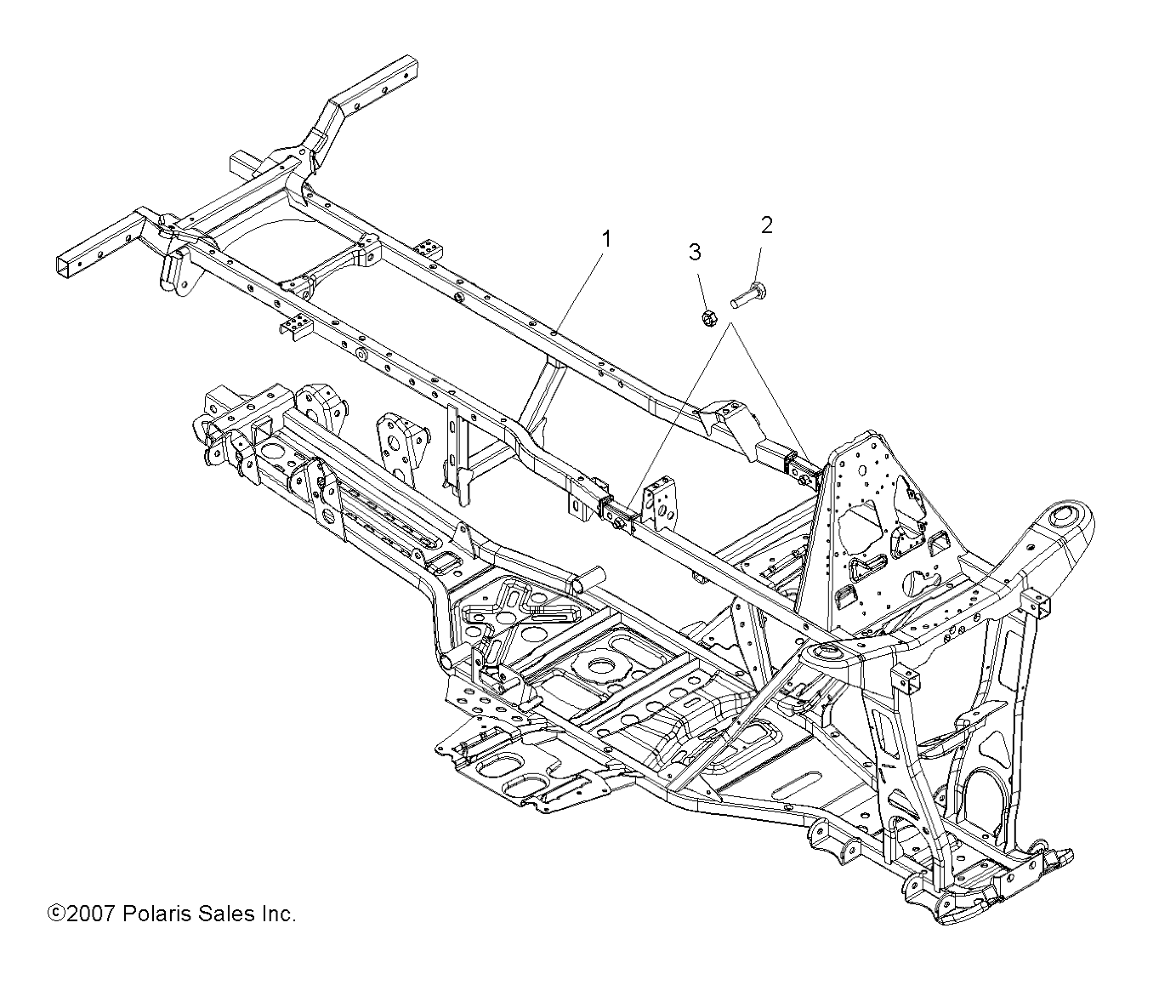 CHASSIS, FRAME - A08TN68AX/AZ (49ATVFRAME08SPX25)