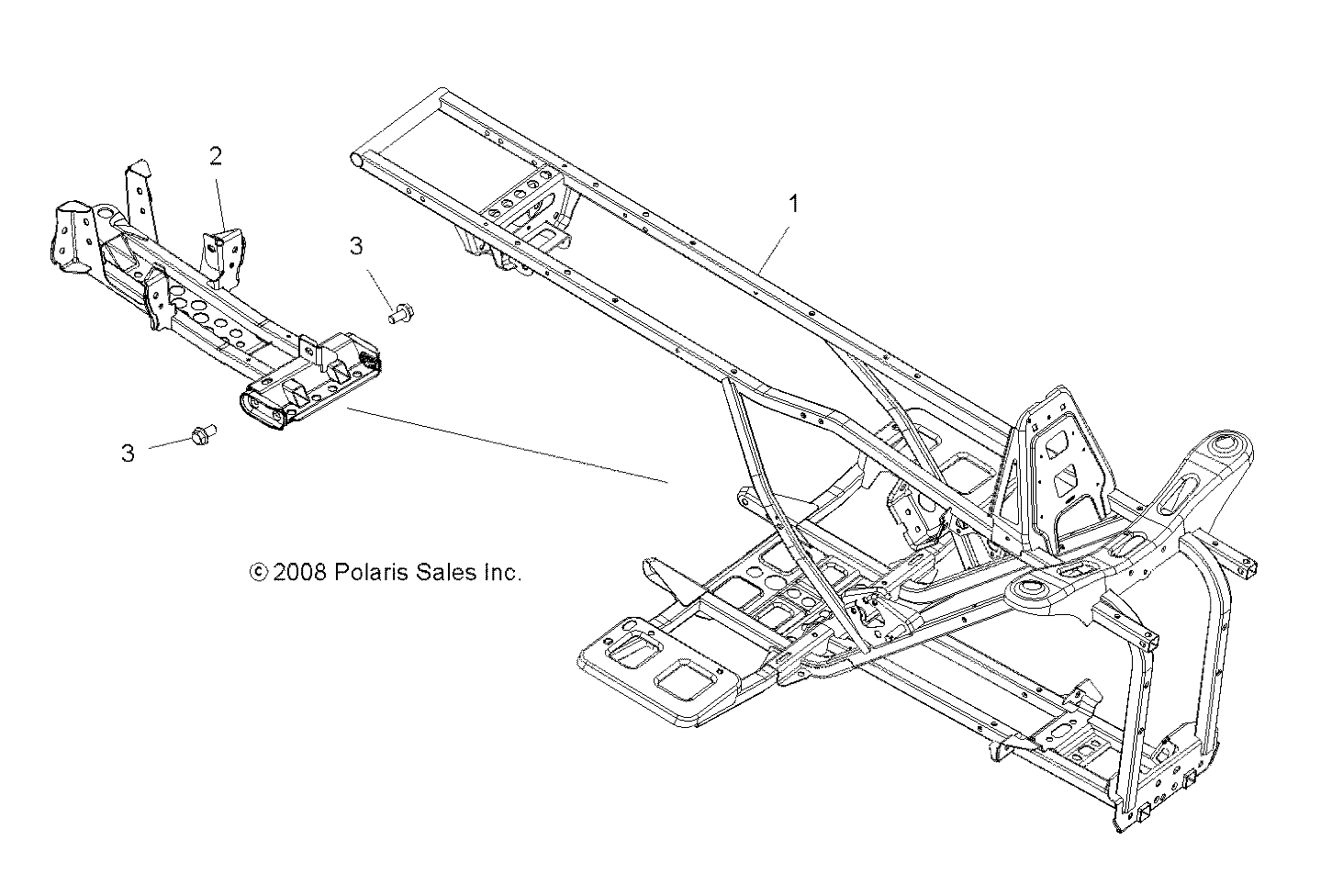 CHASSIS, FRAME - A09LH46AQ/AX/AZ (49ATVFRAME09SP400)