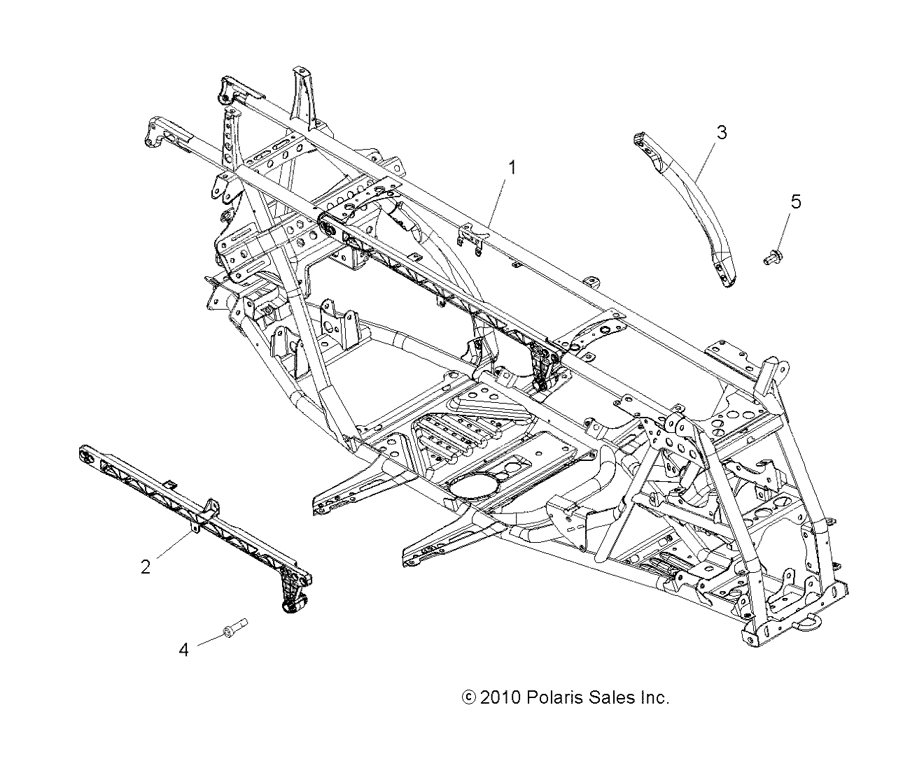 CHASSIS, MAIN FRAME - A11ZN55AA/AQ/AZ (49ATVFRAME11SPEPS550)