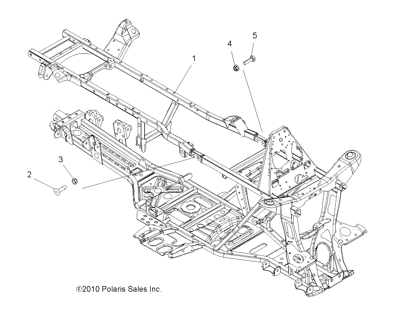 CHASSIS, FRAME - A11DH50AX/AZ (49ATVFRAME11SPTRG500)