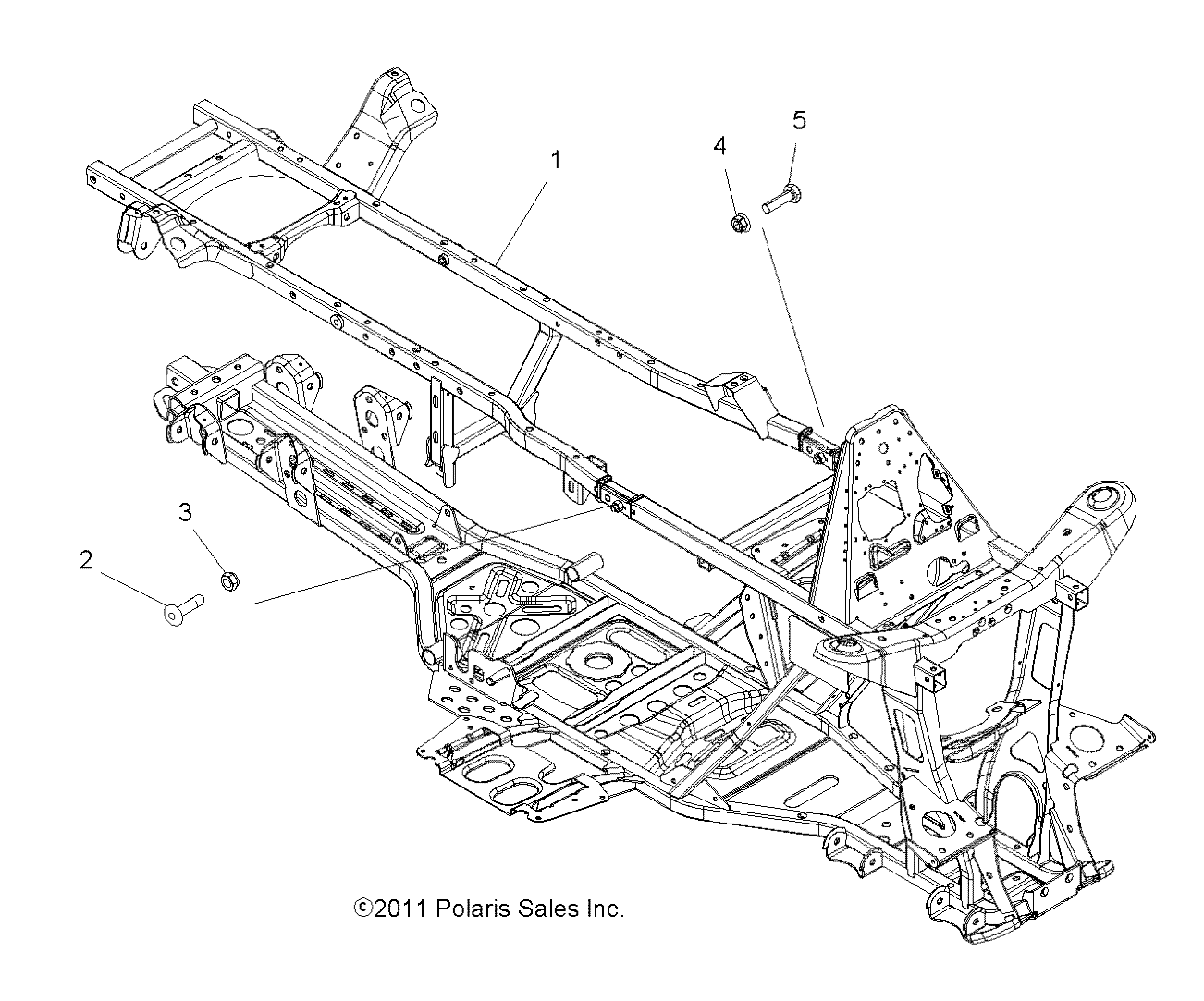 CHASSIS, FRAME - A11DH50FX (49ATVFRAME11SPTRG500I)