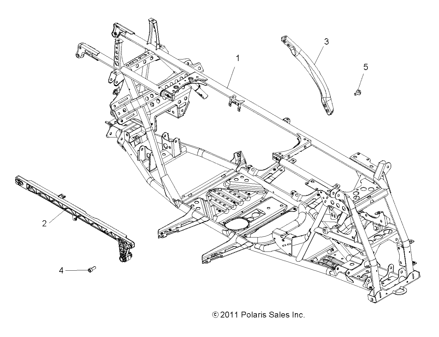 CHASSIS, MAIN FRAME - A12ZN5EAD/EAH/EAL/EAM/EAO/EAT (49ATVFRAME12SP550)