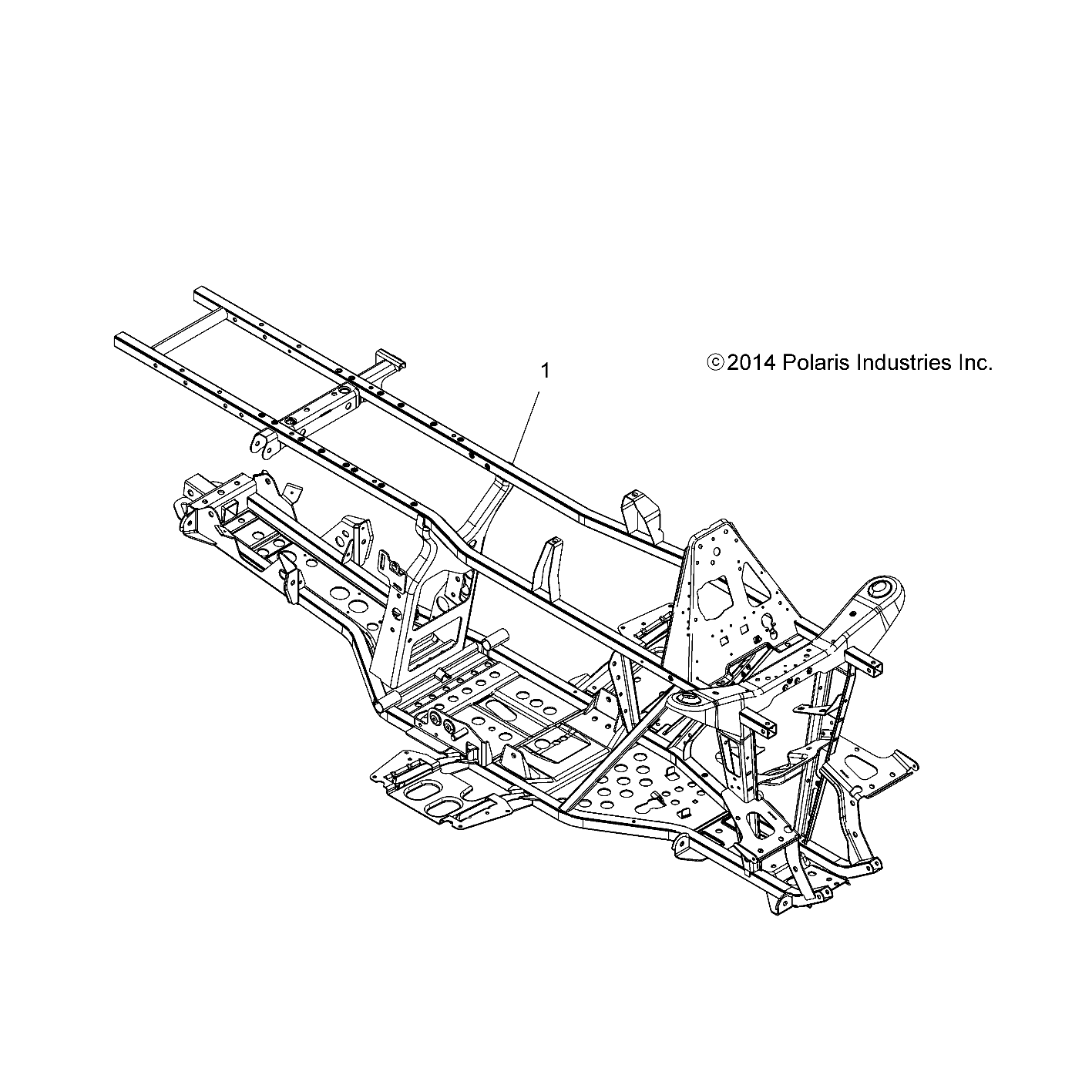 CHASSIS, FRAME - A15SWE57AA/AD (49ATVFRAME15570X2)