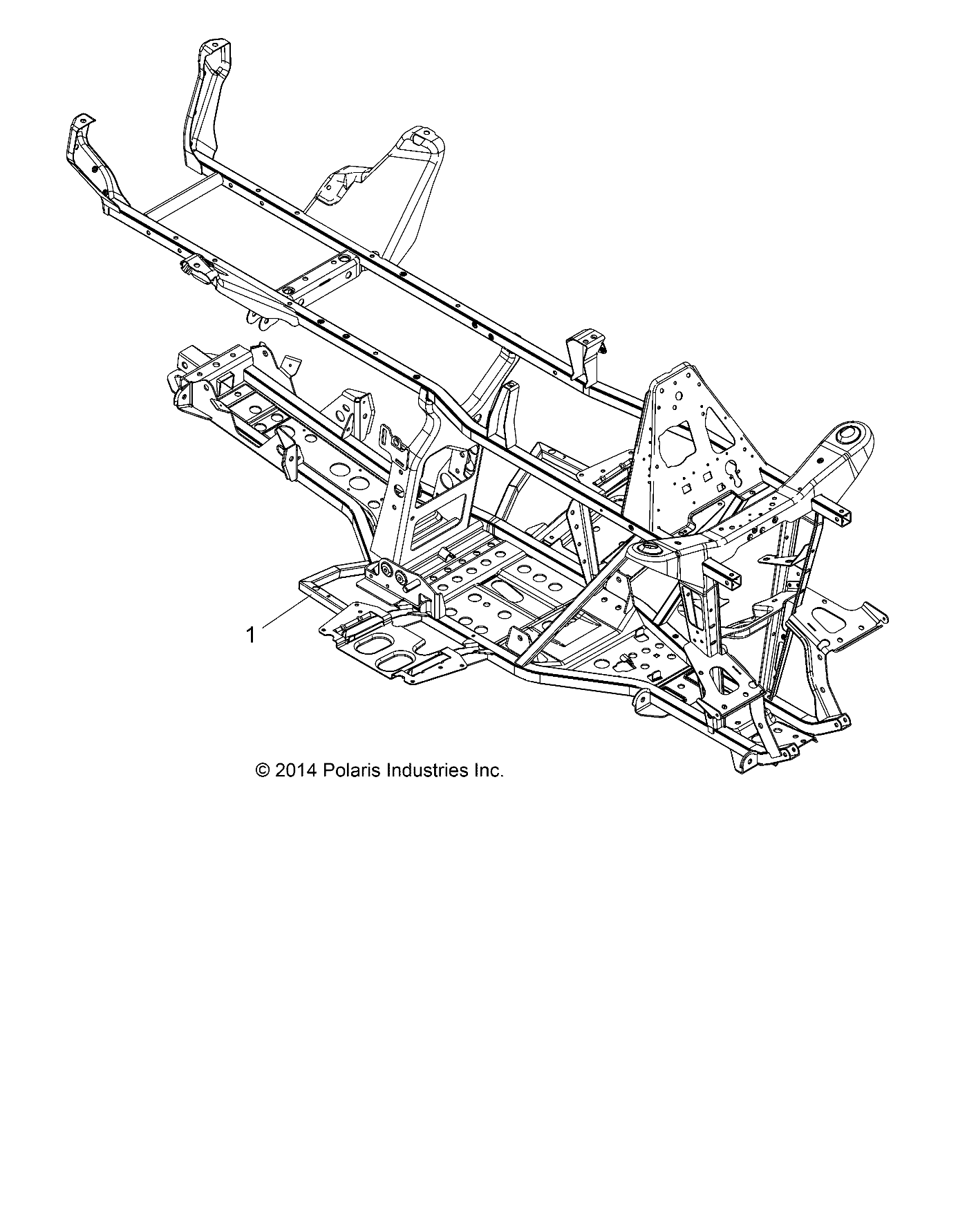 CHASSIS, FRAME - A15SEA57HA (49ATVFRAME15MD570)