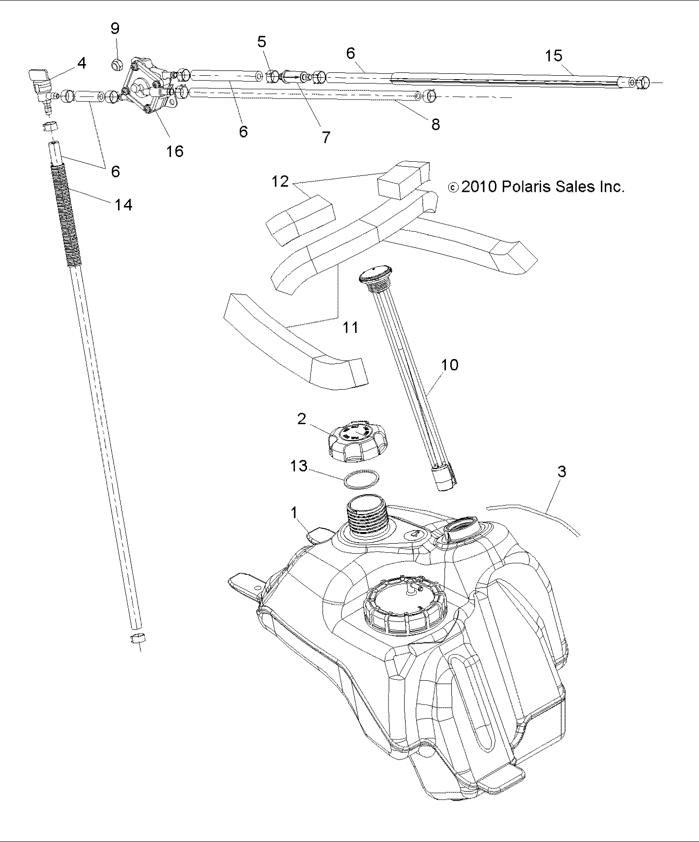 BODY, FUEL SYSTEM - A11NG50AA (49ATVFUEL11SCRAM)