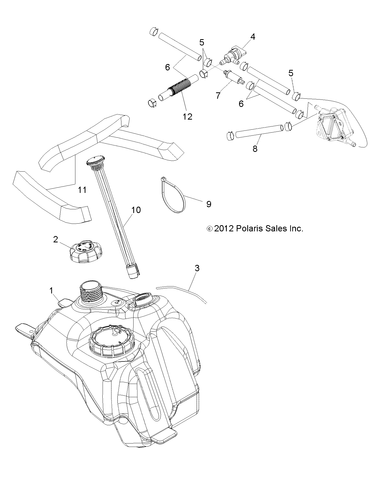 BODY, FUEL SYSTEM - A13EA32AA (49ATVFUEL13BOSS)