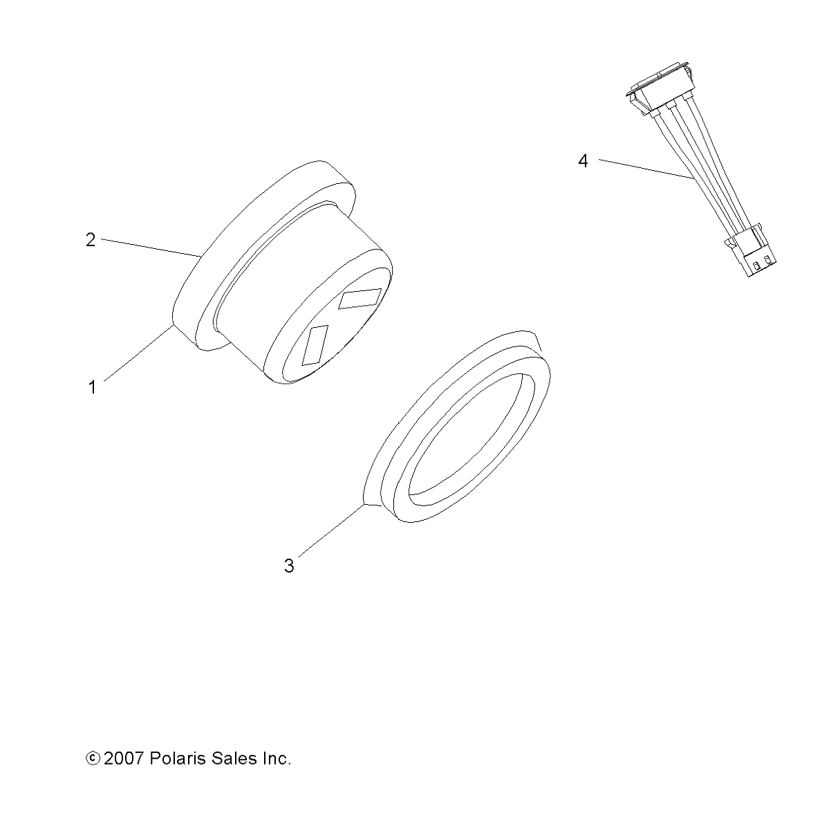 ELECTRICAL, GAUGES and INDICATORS - A14MH57FA/FJ (49ATVGAUGES08X2500QUAD)