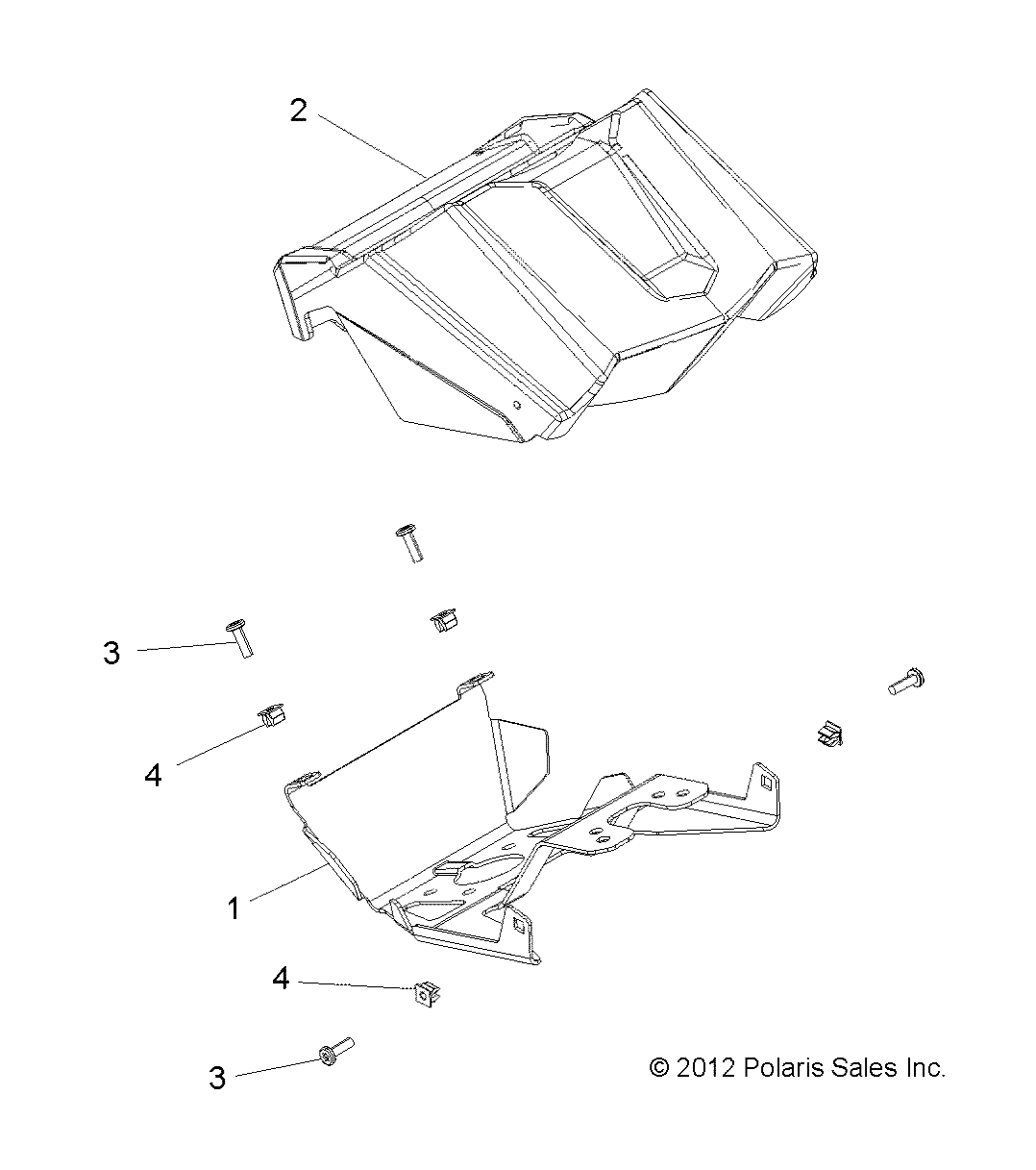 BODY, GAUGE POD - A16SVA85A2 (49ATVGAUGES13850SCRAM)