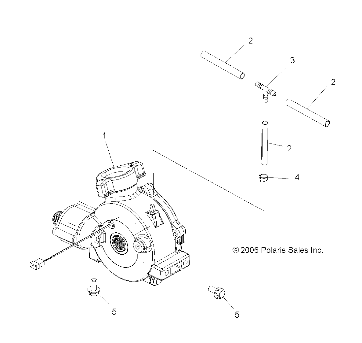 GEARCASE, FRONT, MOUNTING (4X4) - A07LH27AA/AB/AC/AD/AL (49ATVGEARCASEMTG07HAWK)