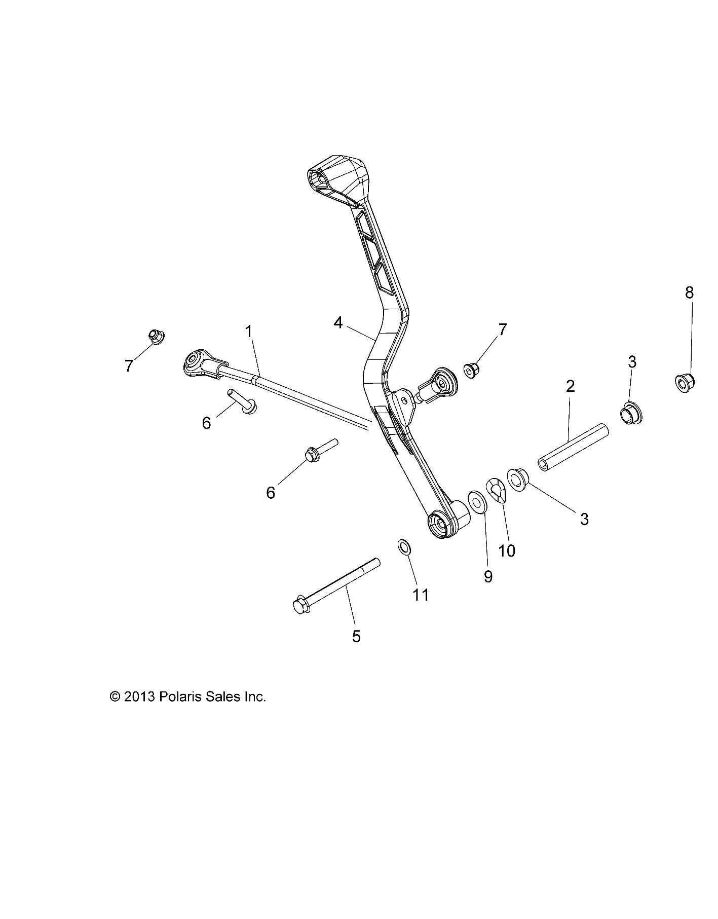 DRIVE TRAIN, GEAR SELECTOR - A13GH85AJ/EAK (49ATVGEARSELECT13SCRAM)