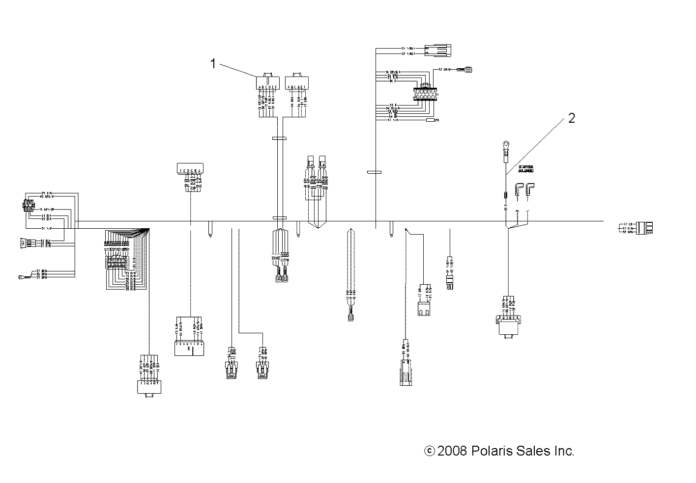 ELECTRICAL, HARNESS - A09BG50AA (49ATVHARNESS09SCRAM)