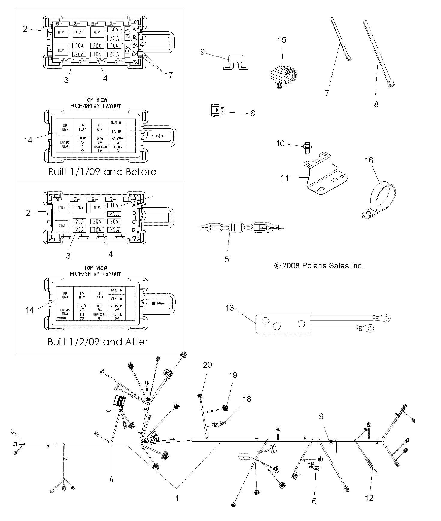 ELECTRICAL, HARNESS - A09ZN55FX (49ATVHARNESS09SPXP550I)