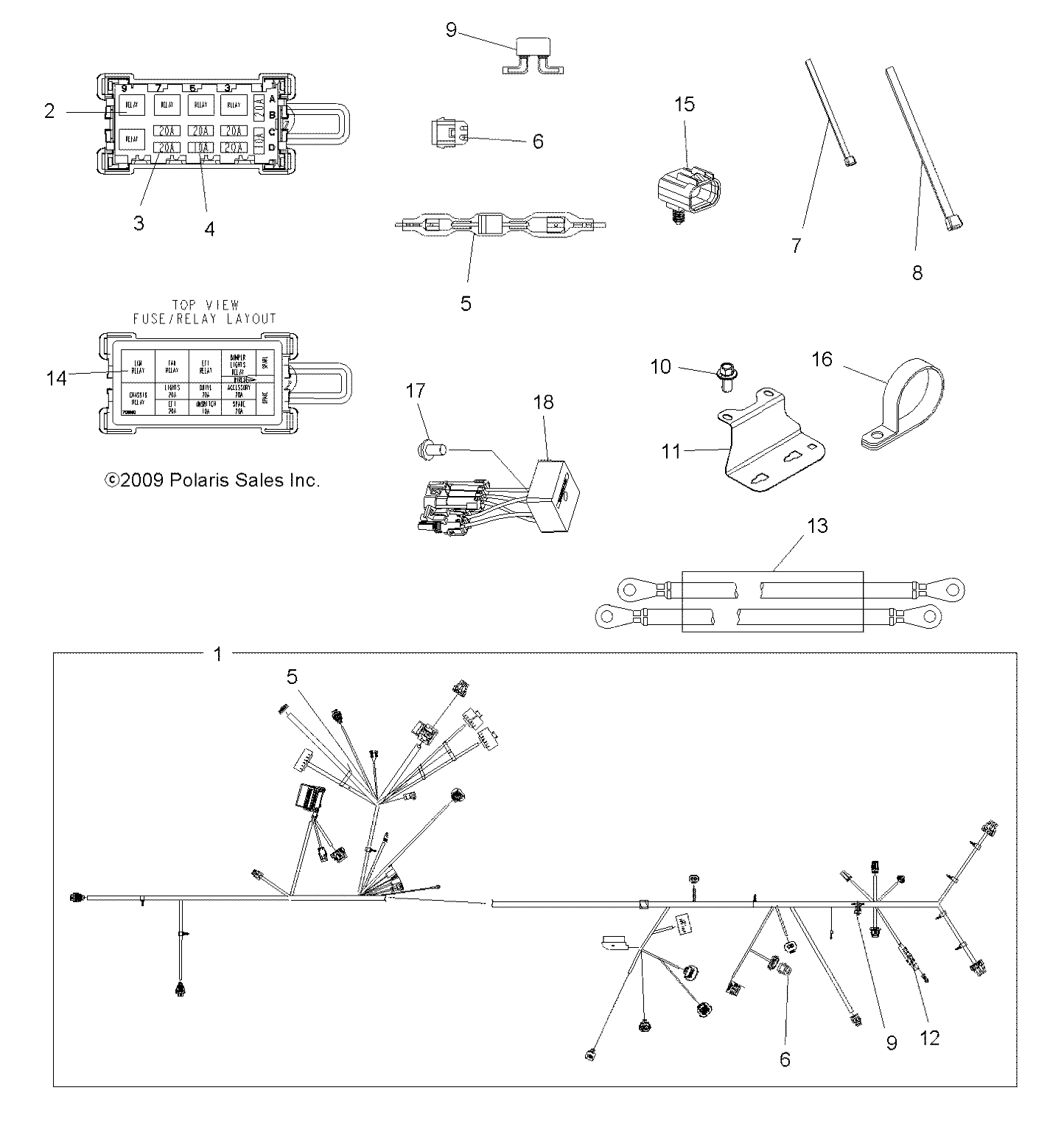 ELECTRICAL, HARNESS - A10TN55AL/AX (49ATVHARNESS10SPXPX2550)