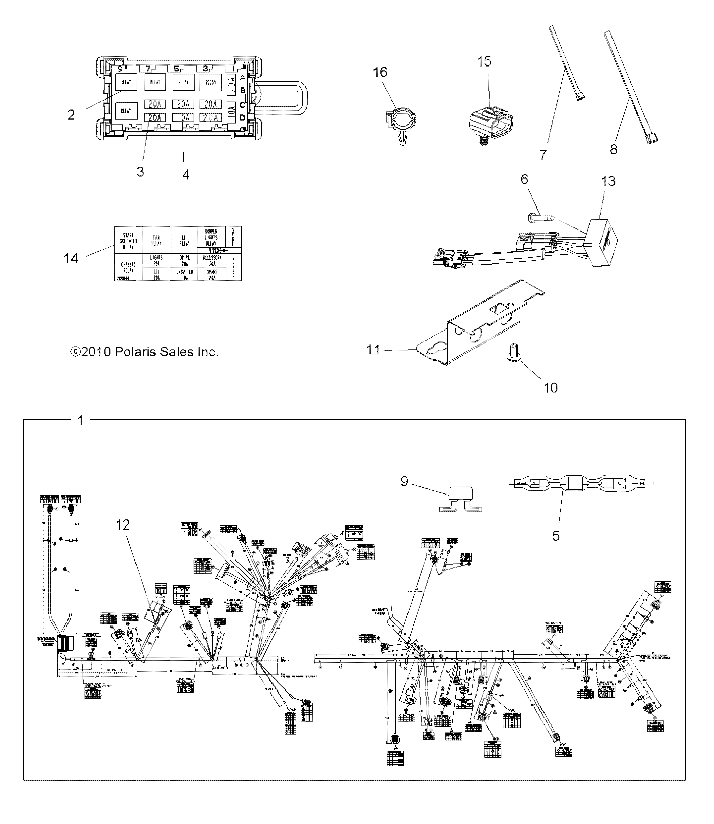 ELECTRICAL, HARNESS - A11TN85AA (49ATVHARNESS11SP850X2)