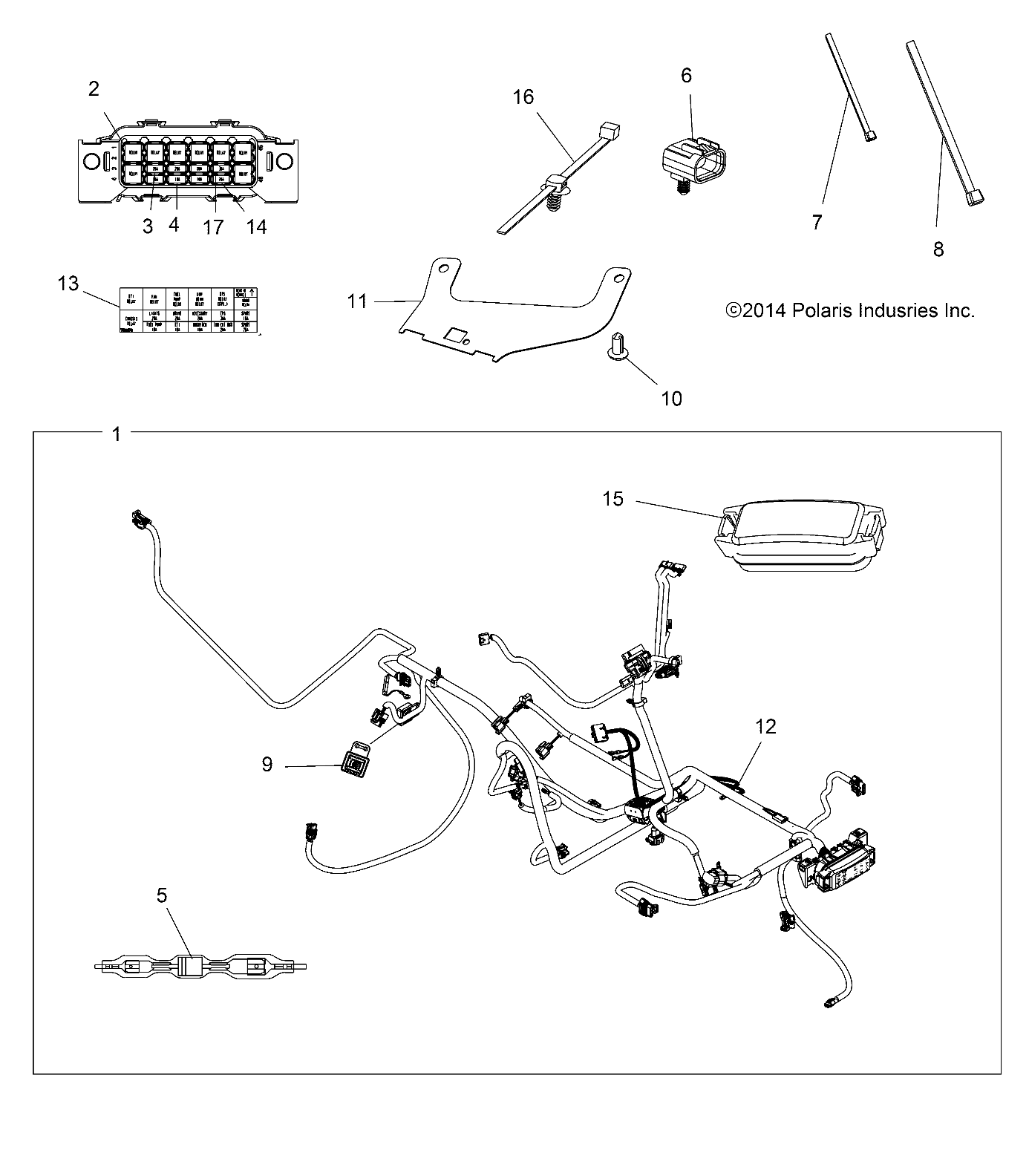 ELECTRICAL, HARNESS - A15SXE95FK (49ATVHARNESS15F1EU)