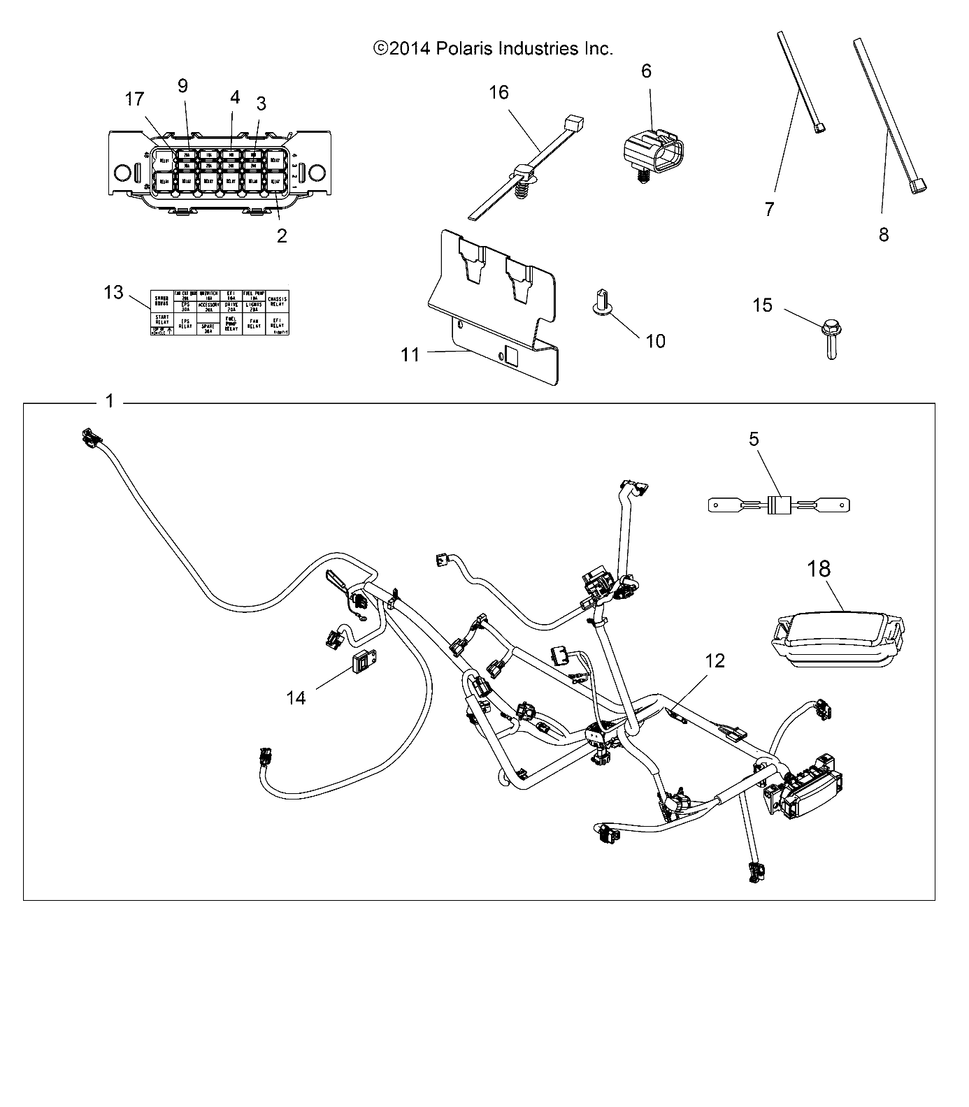 ELECTRICAL, HARNESS - A15SVE95FW (49ATVHARNESS15SCRMEU)