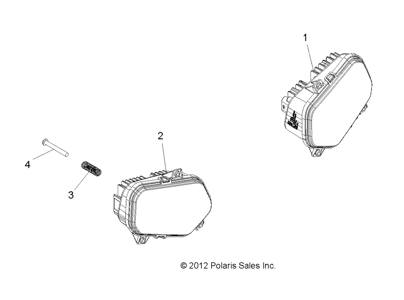 ELECTRICAL, HEADLIGHTS - A13GH8EAK (49ATVHEADLIGHT13SCRAM850)