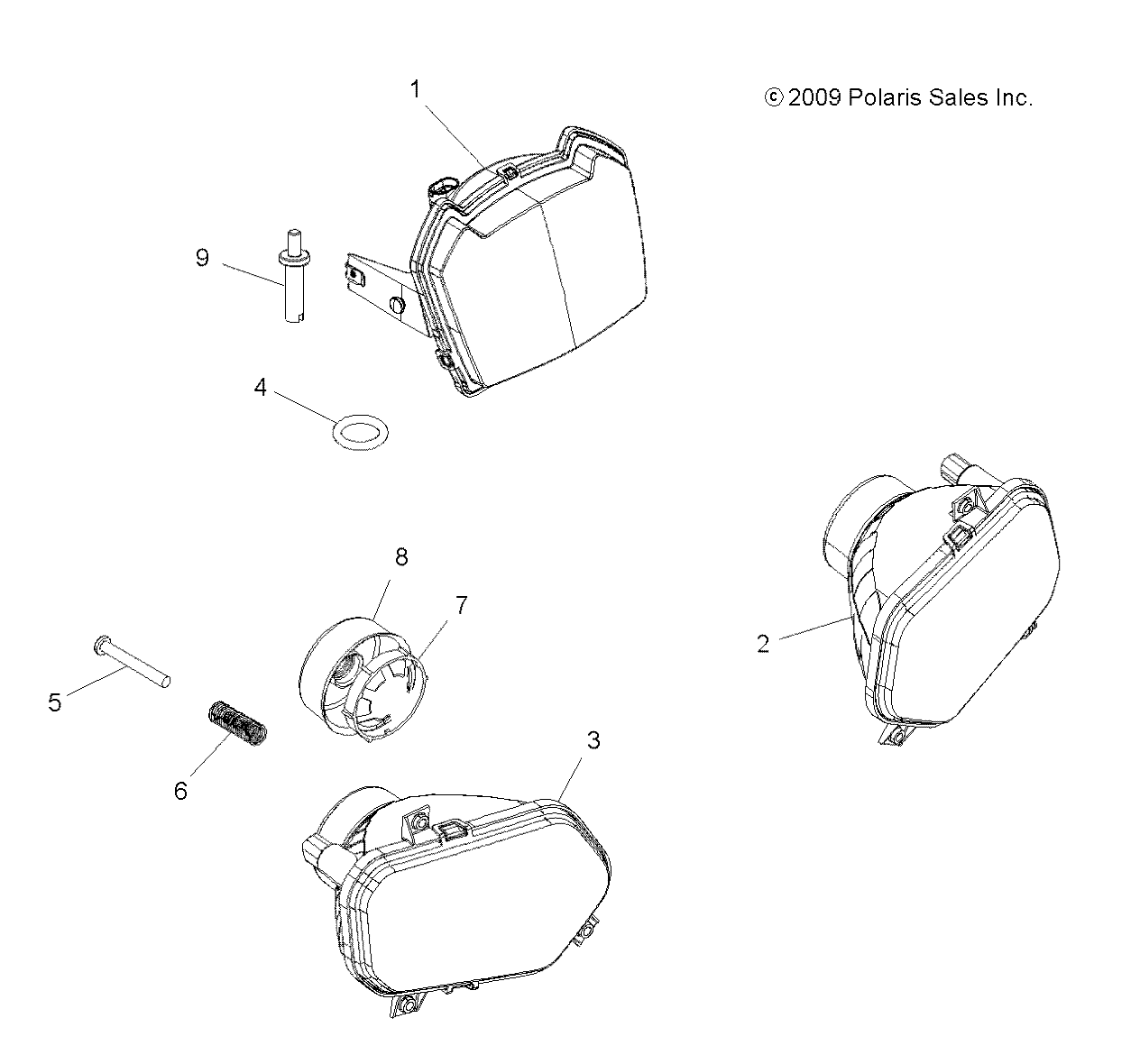 ELECTRICAL, HEADLIGHTS - A18S6S57C1/CL