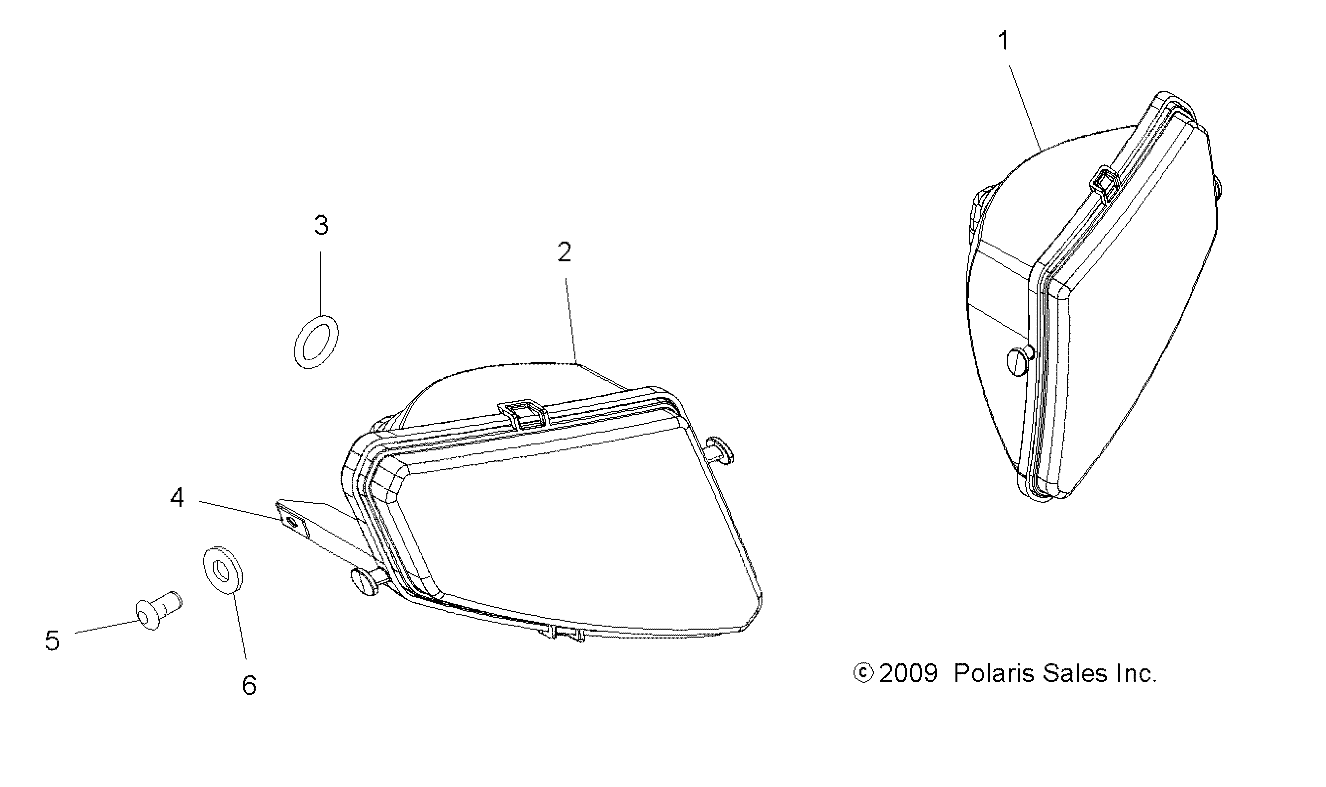 ELECTRICAL, HEADLIGHTS - A11LB27AA (49ATVHEADLTASM10HAWK)