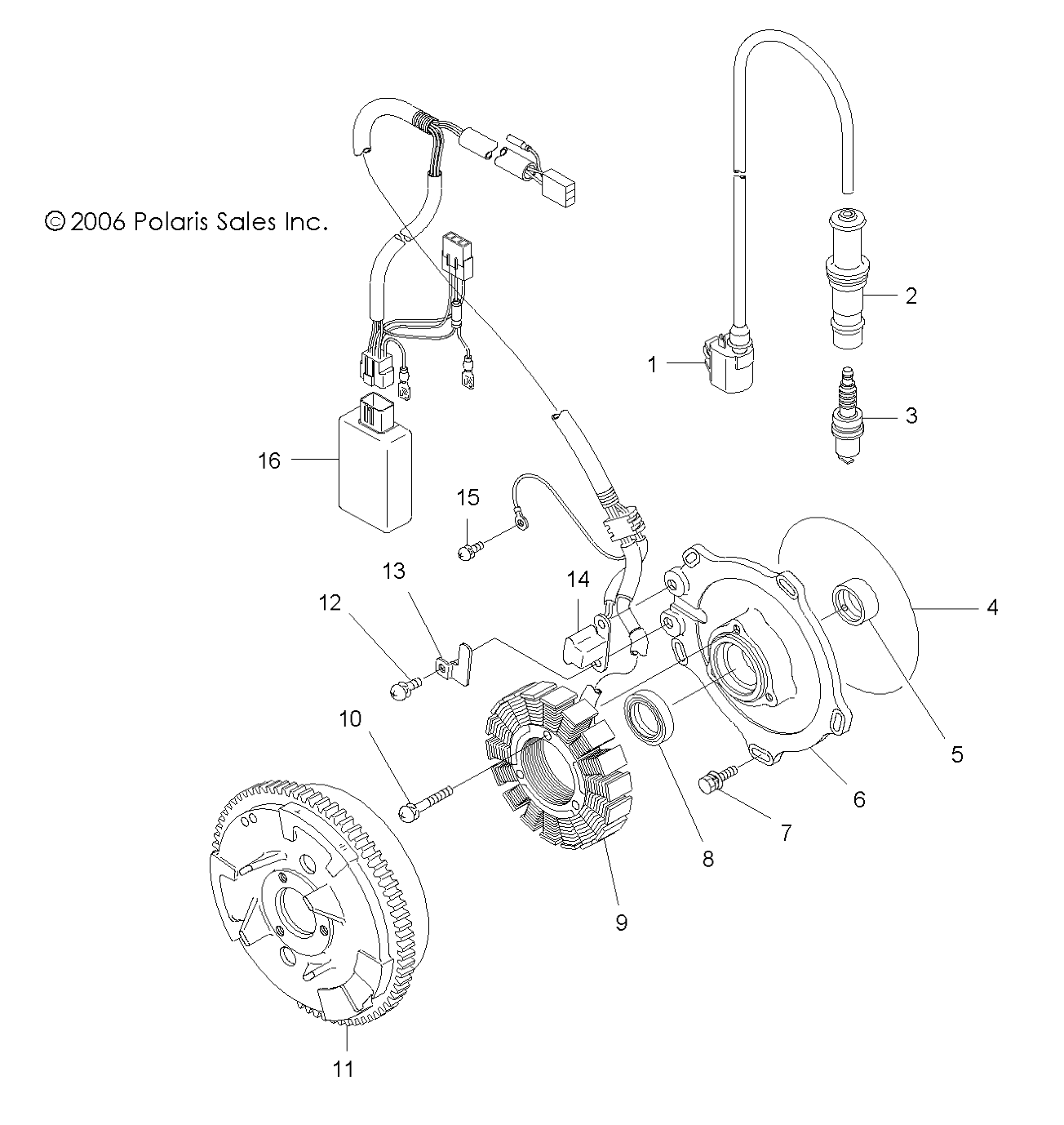 ENGINE, MAGNETO - A07BA50FA (49ATVMAGNETOSCRAM)