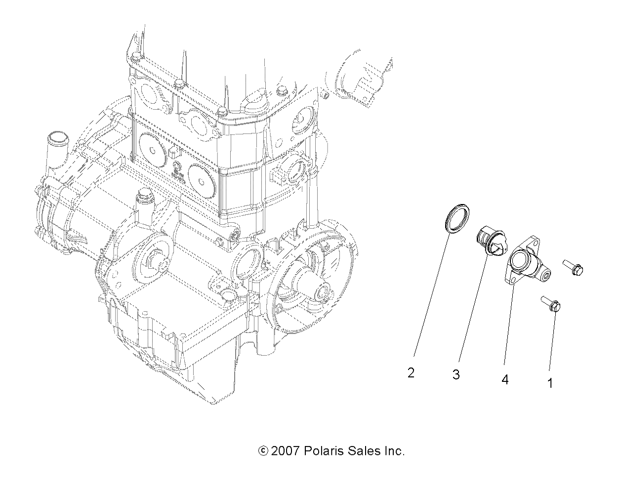 ENGINE, COOLING SYSTEM THERMOSTAT - A08TN76AA/AQ (49ATVMANIFOLD08SPTRG800)