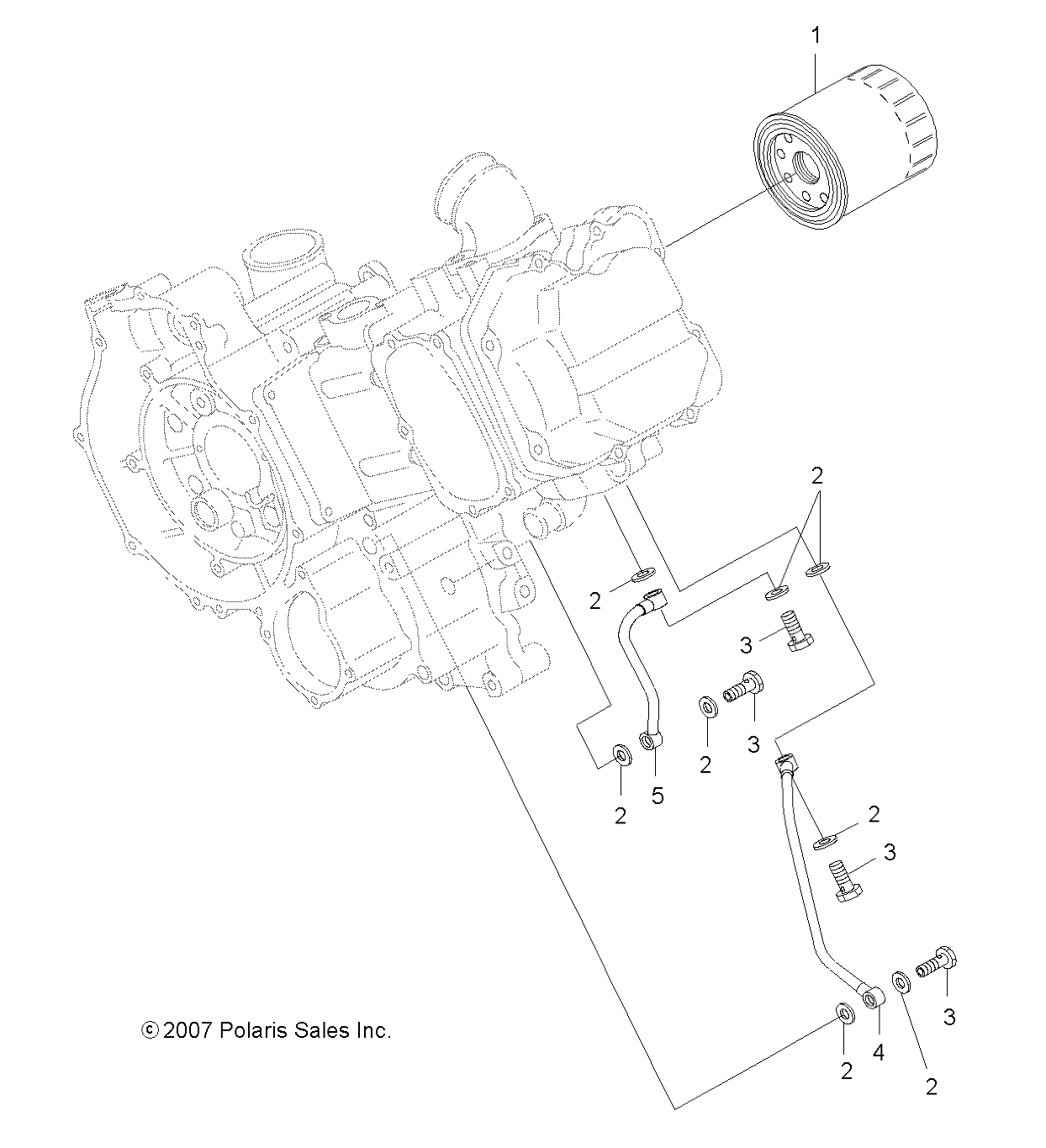 ENGINE, OIL FILTER - A08LH46AQ/AX/AZ (49ATVOILFILTER08SP400)