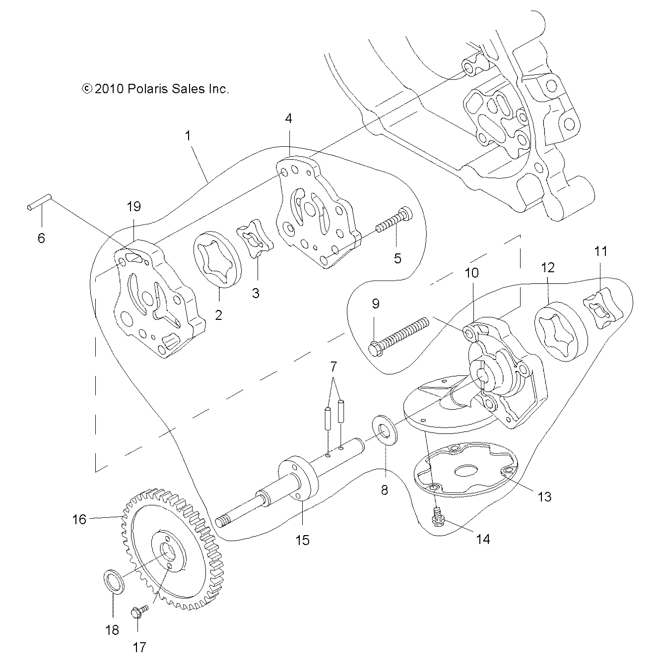 ENGINE, OIL SYSTEM and OIL PUMP - A11NG50AA (49OILPUMP11SCRAM)