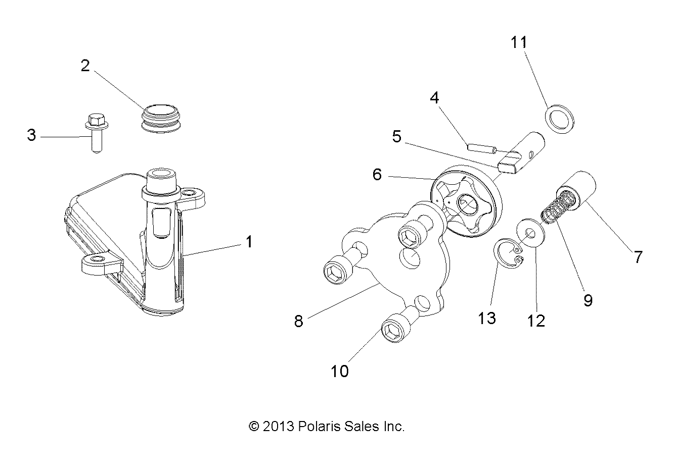 ENGINE, OIL PUMP - A15SAA32EH (49ATVOILPUMP14SP325)