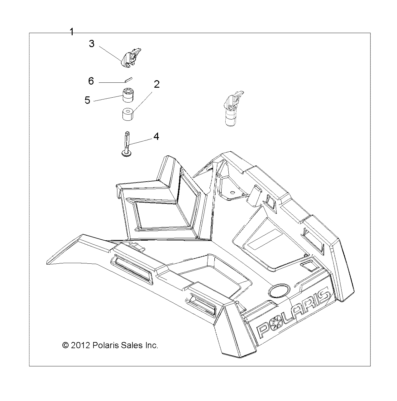 BODY, FRONT RACK - A18SVE95FR