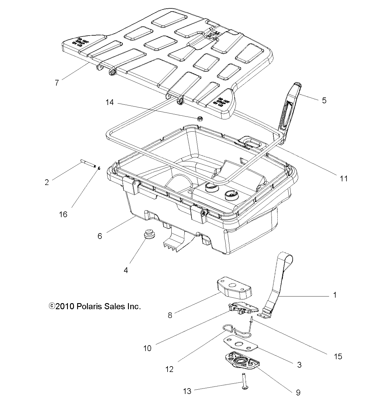 BODY, CARGO RACK - A14DN8EAQ (49ATVRACKMTGRR11SPTRG850)