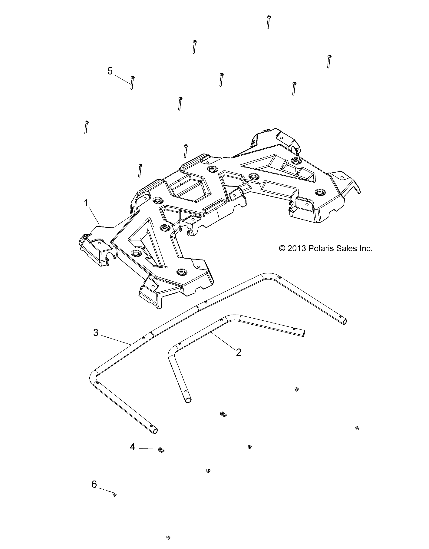 BODY, REAR RACK - A16SAA57N1