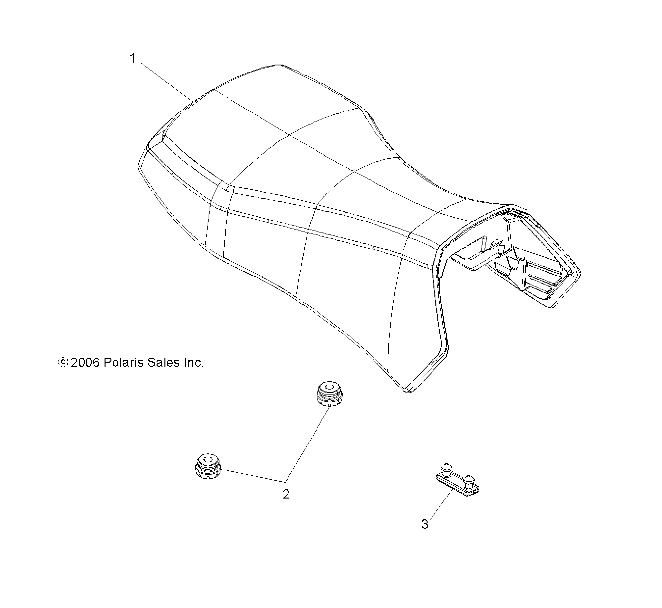 SEAT - A07LB27AA/AC/LH27AA/AB/AC/AD/AL (49ATVSEAT07HAWK)