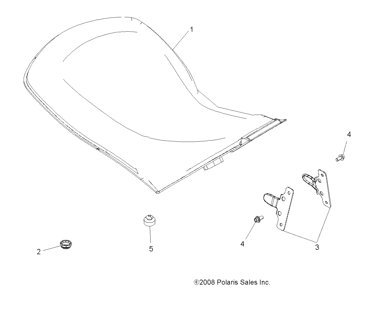 BODY, SEAT - A09ZN85/8X ALL OPTIONS (49ATVSEAT09SPXP550)